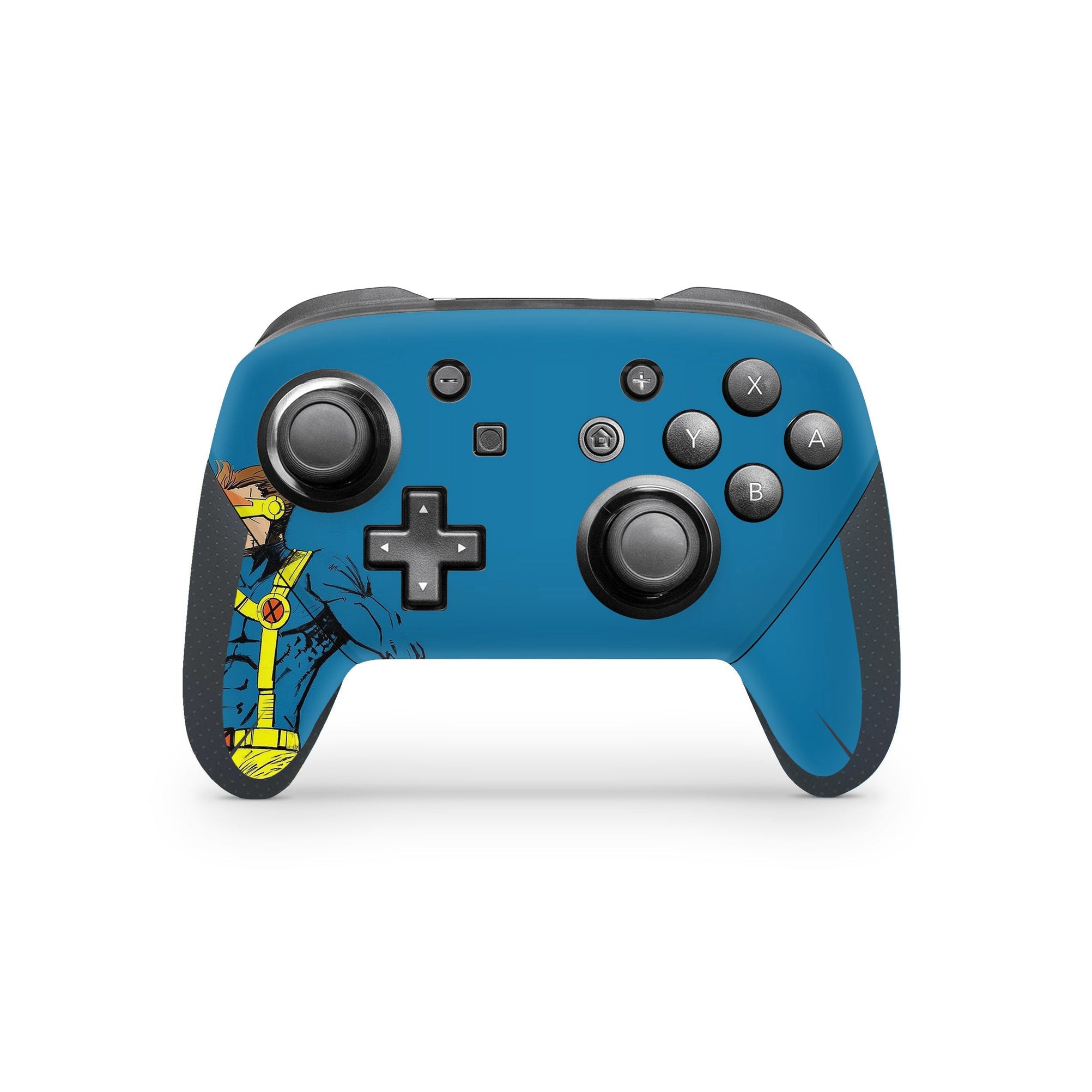 A video game skin featuring a Optic Blast 2 design for the Nintendo Switch Pro Controller.