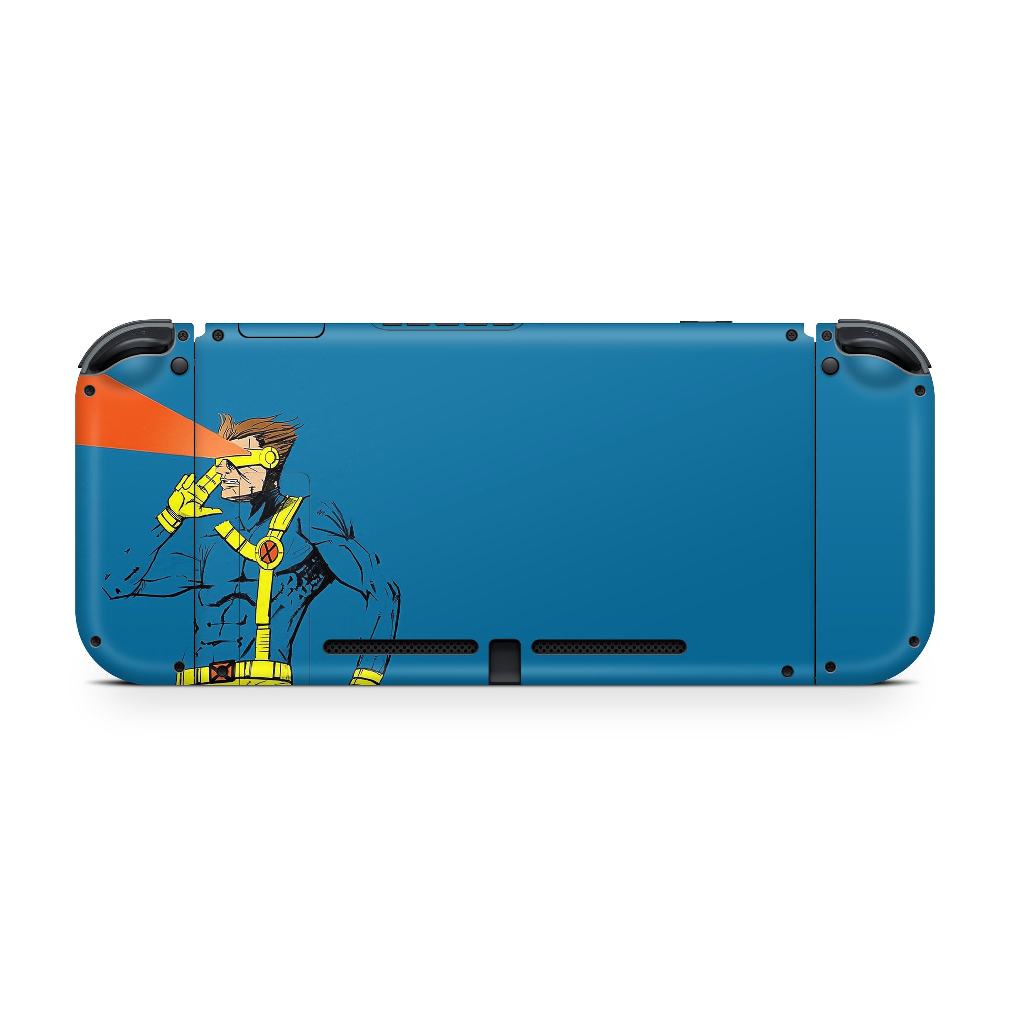 A video game skin featuring a Optic Blast 2 design for the Nintendo Switch.