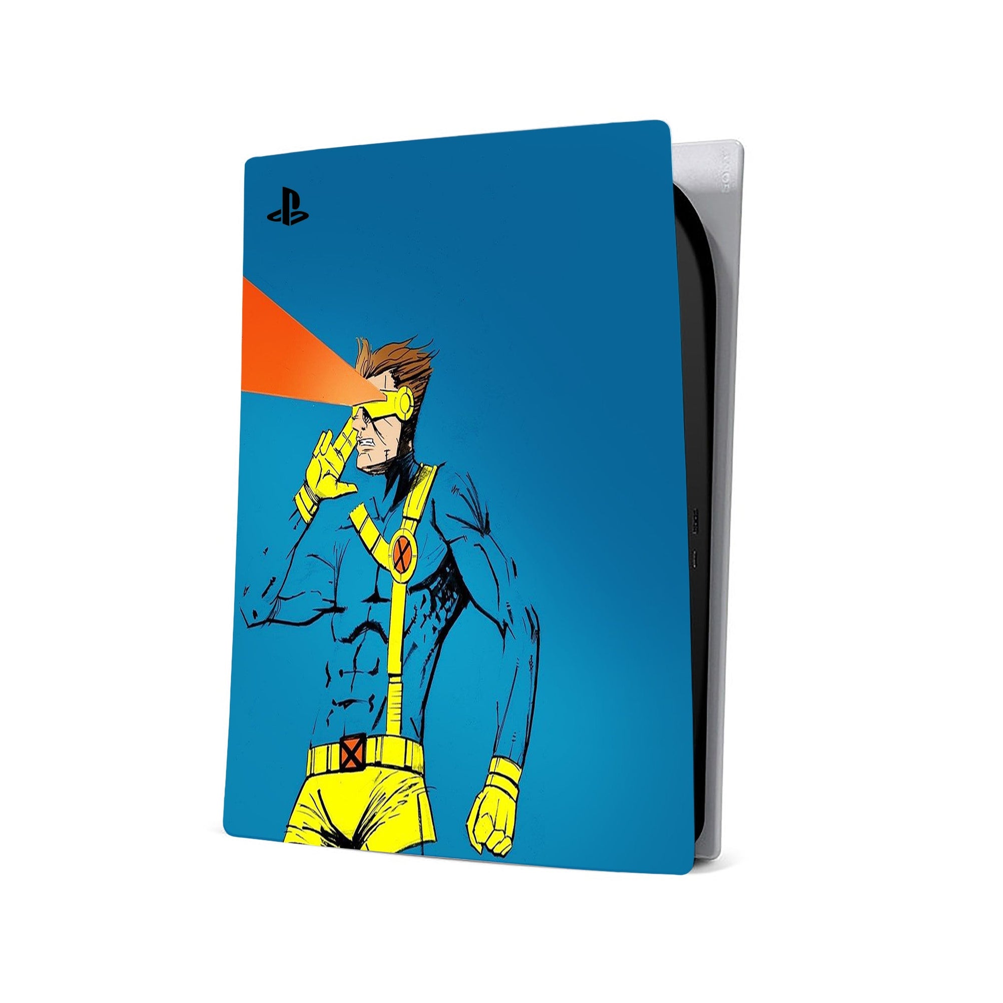 A video game skin featuring a Optic Blast 2 design for the PS5 Digital.