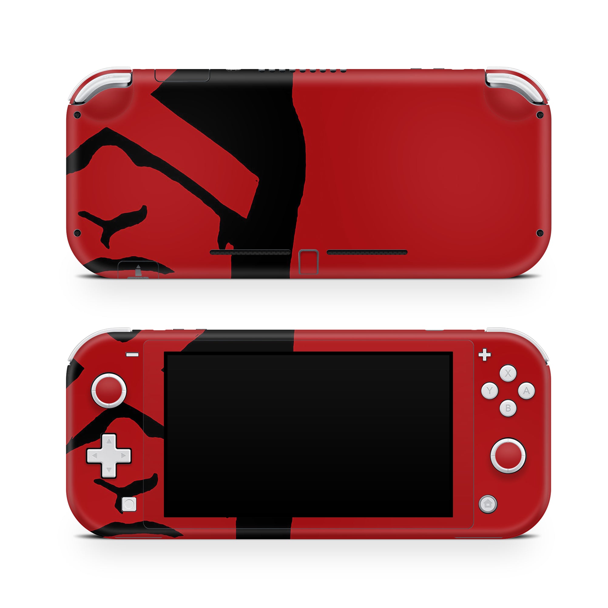 A video game skin featuring a Optic Blast 4 design for the Nintendo Switch Lite.