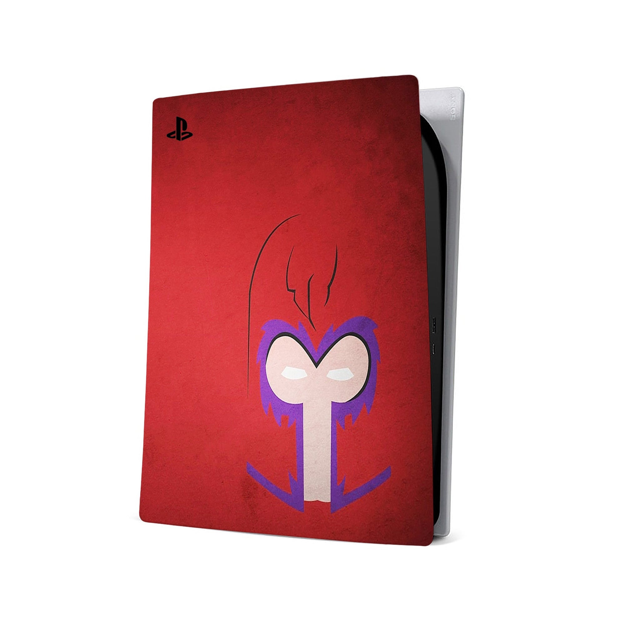 A video game skin featuring a Master of Magnetism 3 design for the PS5.