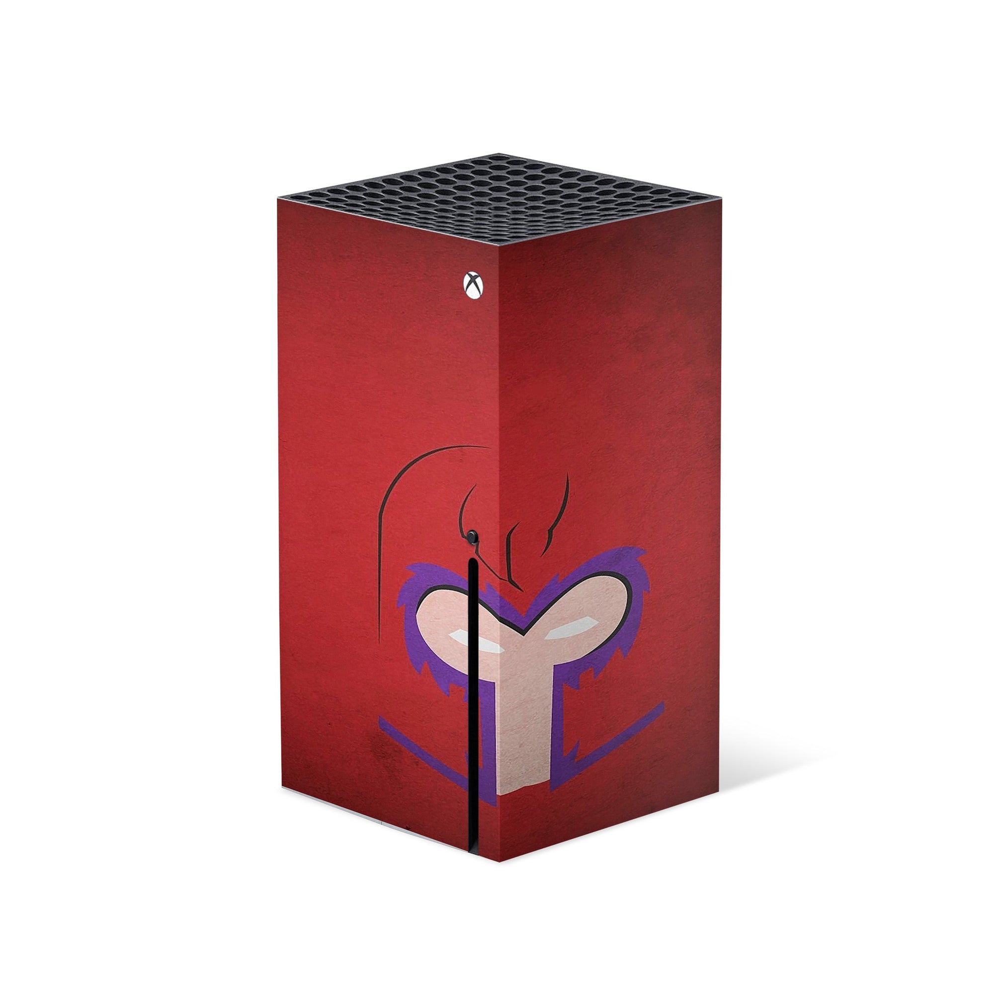 A video game skin featuring a Master of Magnetism 3 design for the Xbox Series X.