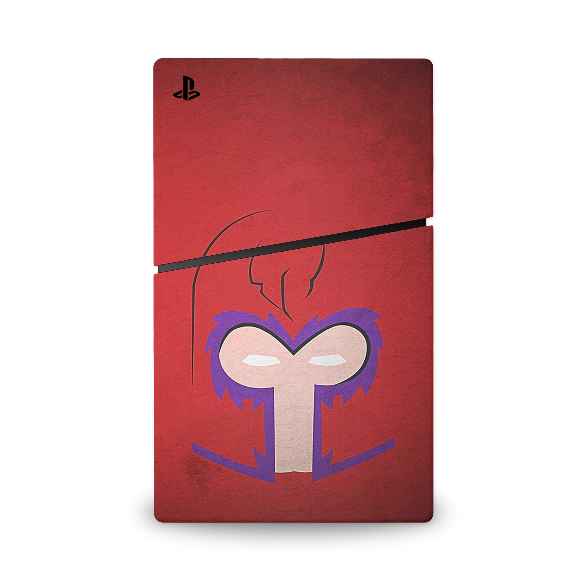 A video game skin featuring a Master of Magnetism 3 design for the PS5 Slim Digital.