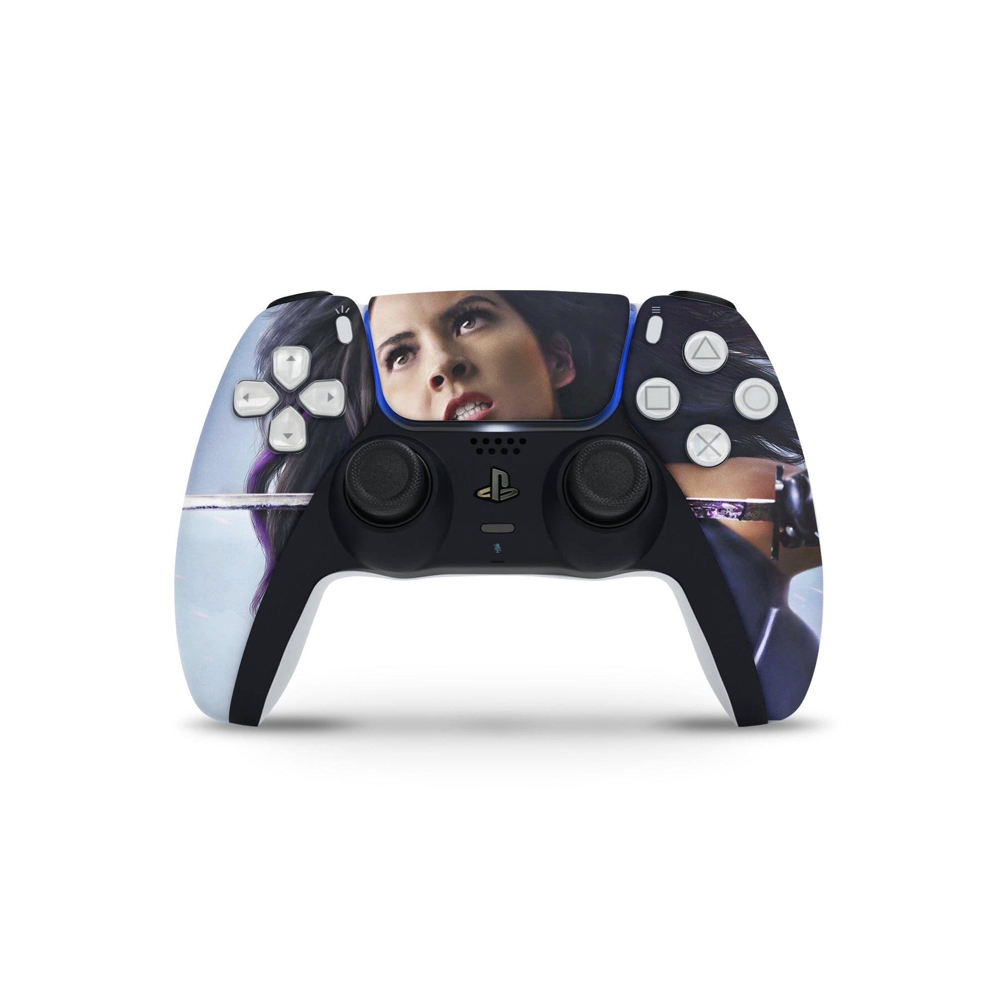 A video game skin featuring a Psy Blade 1 design for the PS5 Controller.