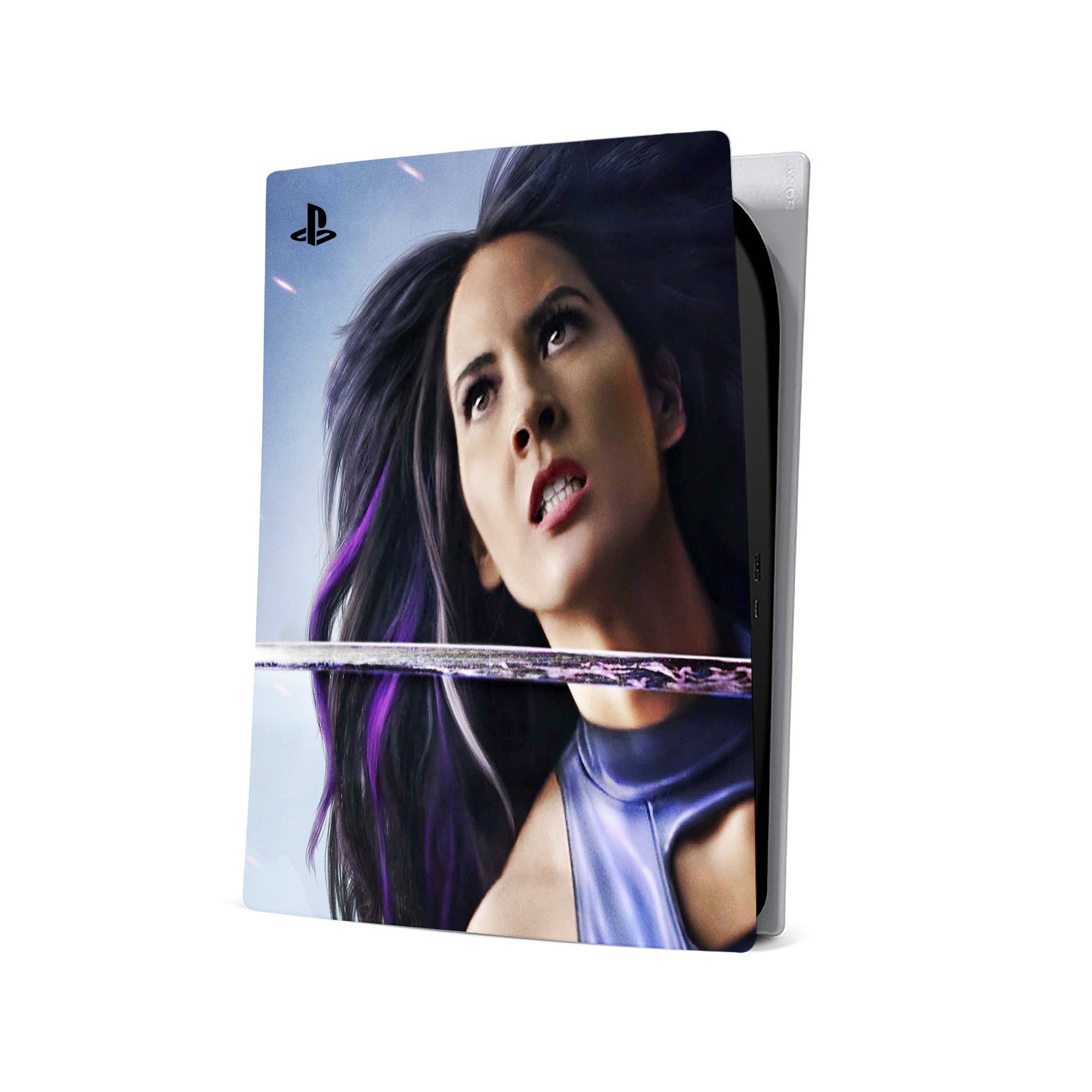 A video game skin featuring a Psy Blade 1 design for the PS5.