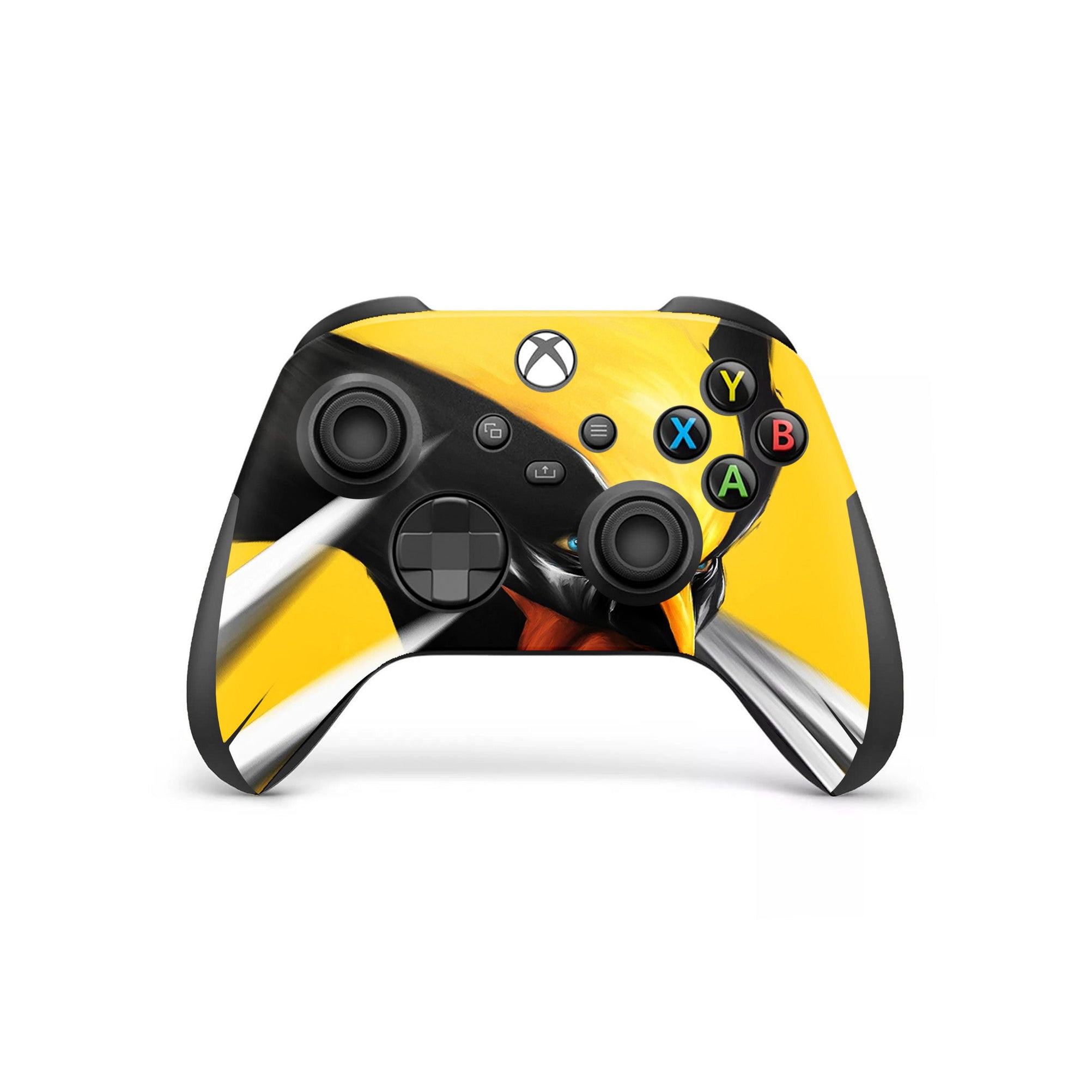 A video game skin featuring a Metallic Fury Claws 2 design for the Xbox Series Wireless Controller.