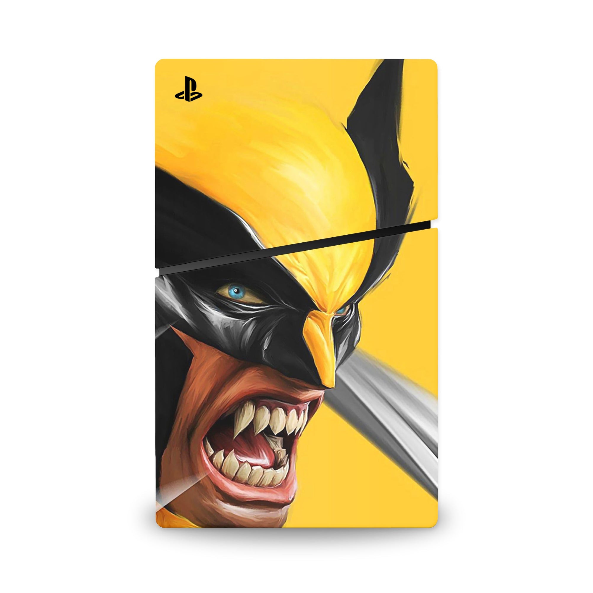 A video game skin featuring a Metallic Fury Claws 2 design for the PS5 Slim Digital.