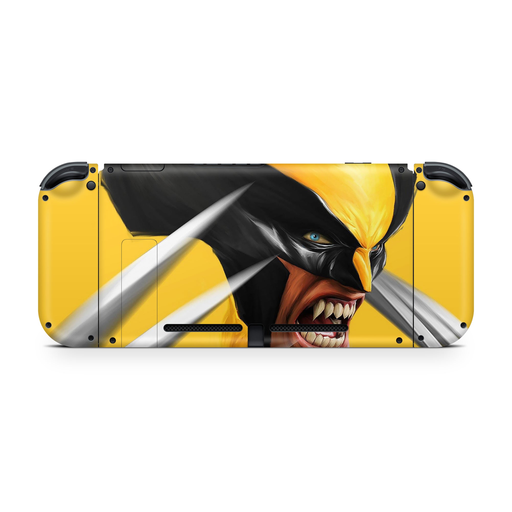 A video game skin featuring a Metallic Fury Claws 2 design for the Nintendo Switch.