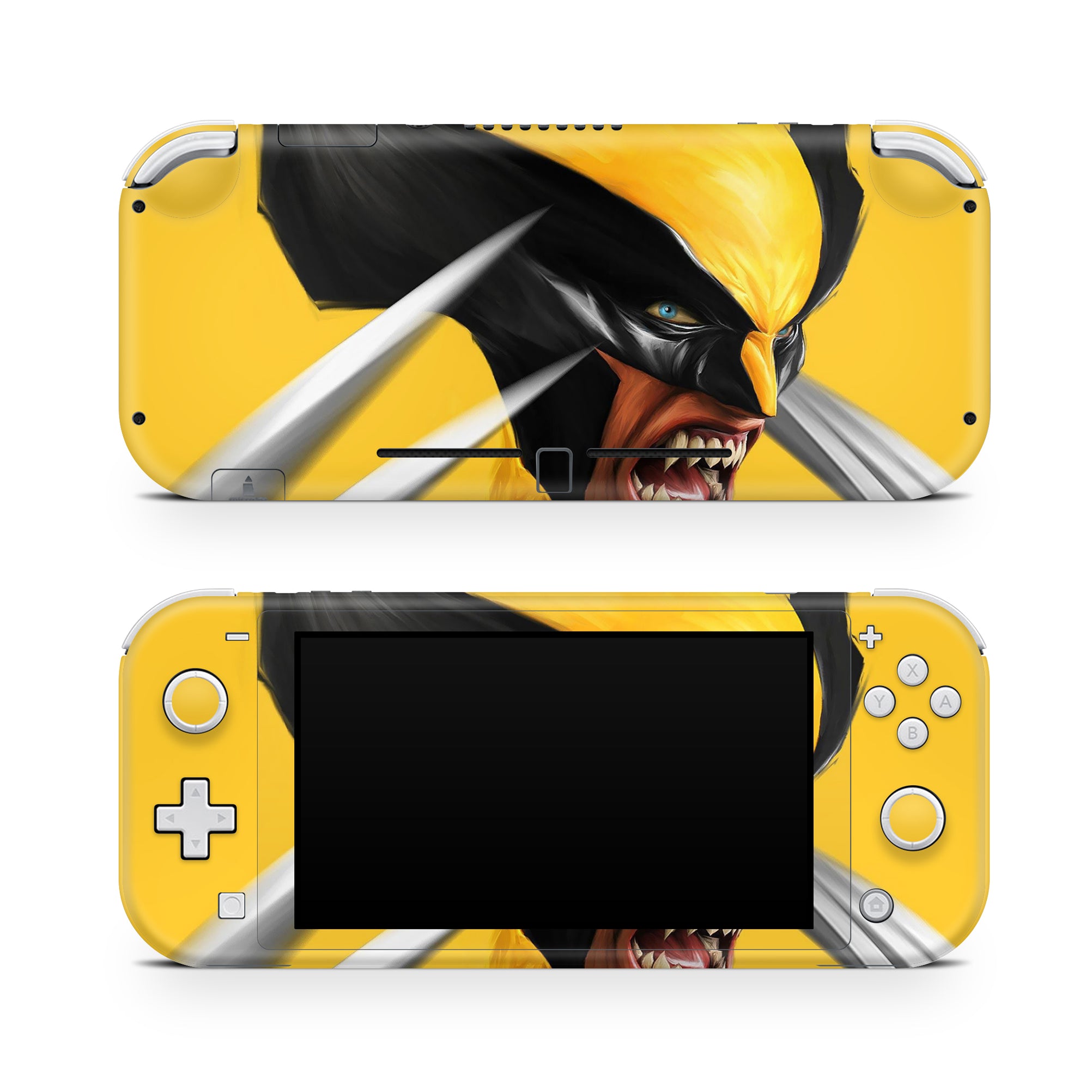 A video game skin featuring a Metallic Fury Claws 2 design for the Nintendo Switch Lite.