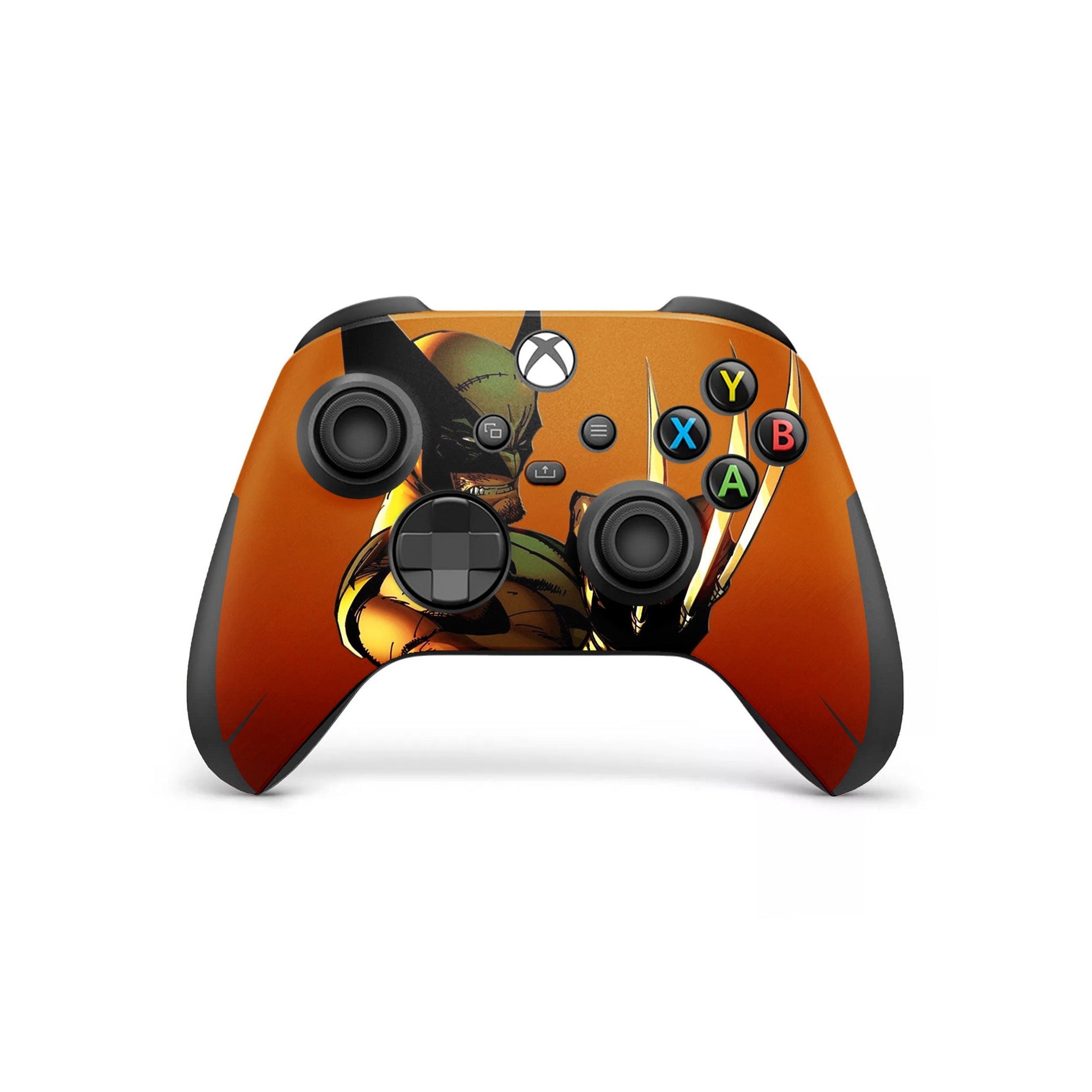 A video game skin featuring a Metallic Fury Claws 3 design for the Xbox Series X Controller.