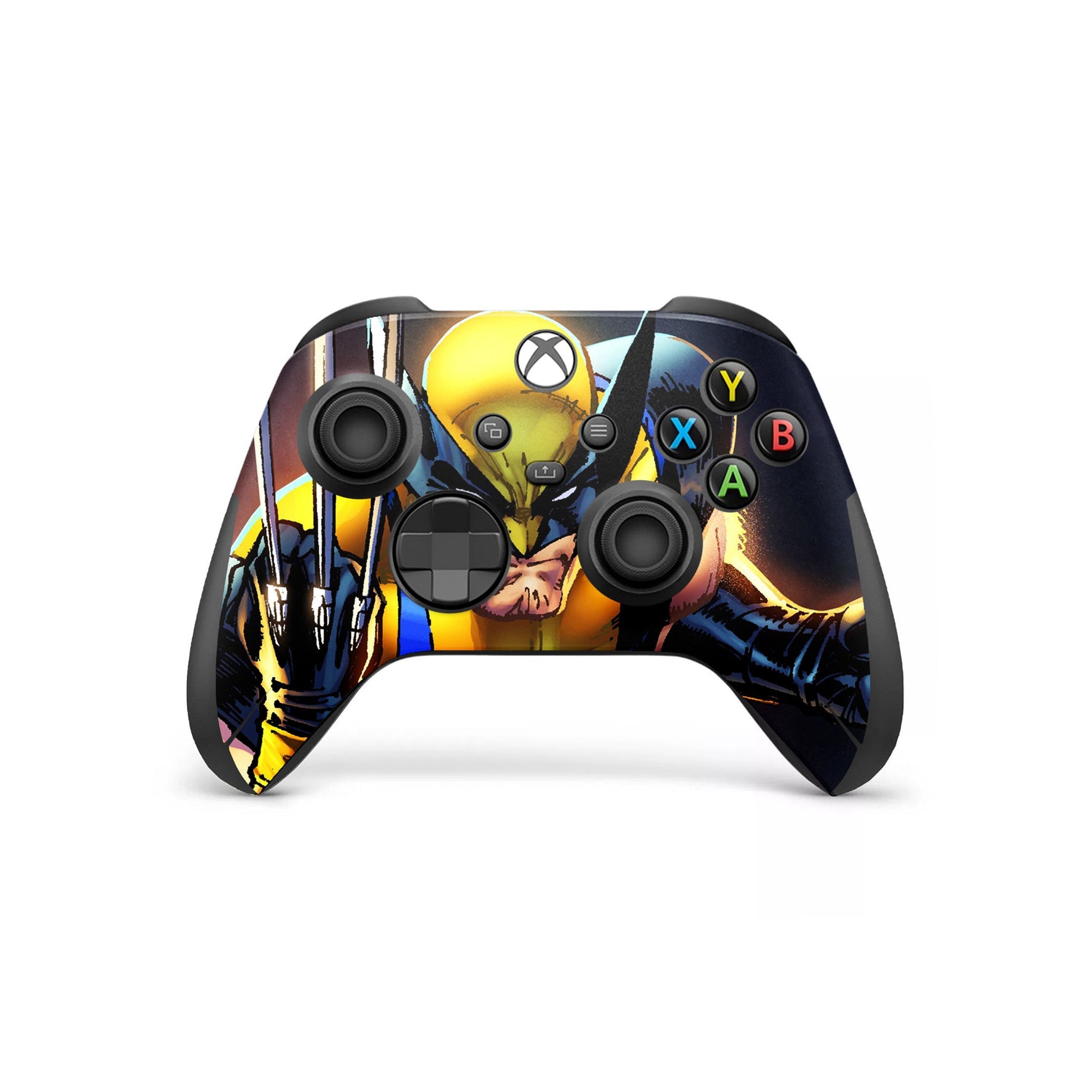 A video game skin featuring a Metallic Fury Claws 5 design for the Xbox Series X Controller.