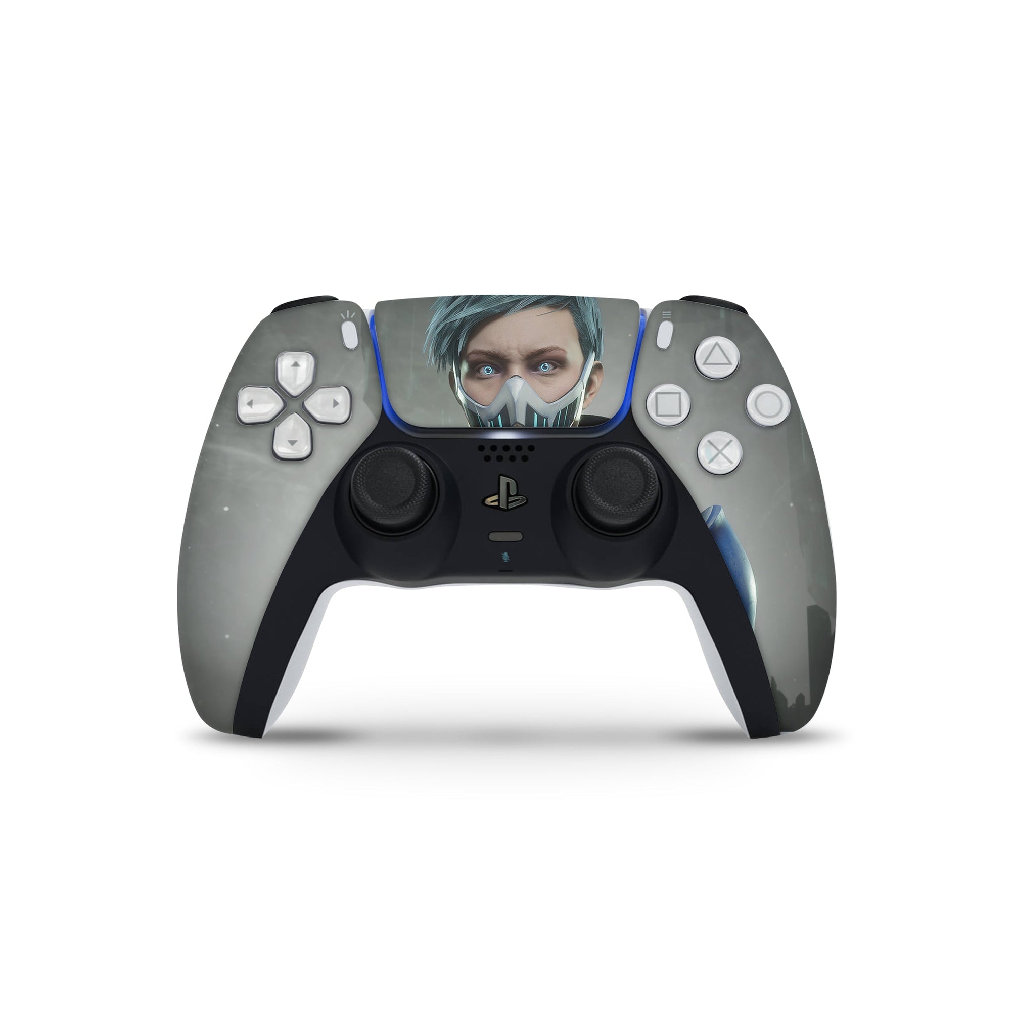 A video game skin featuring a Cryomancer design for the PS5 Controller.