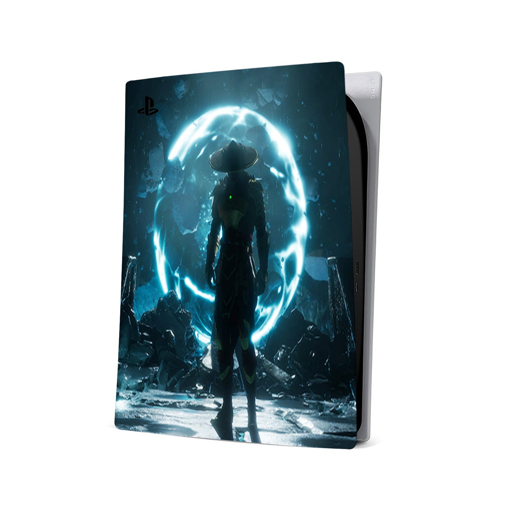 A video game skin featuring a Thunder God 1 design for the PS5.