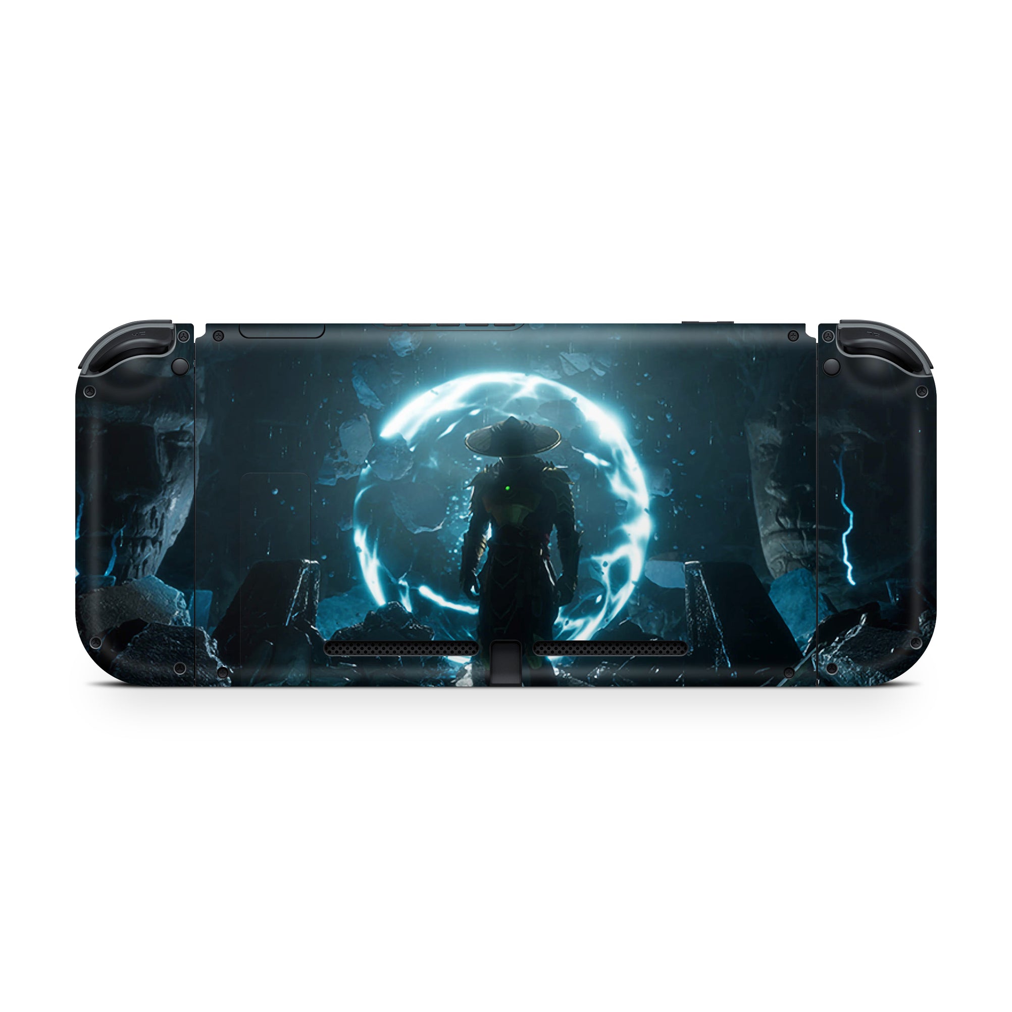 A video game skin featuring a Thunder God 1 design for the Nintendo Switch.