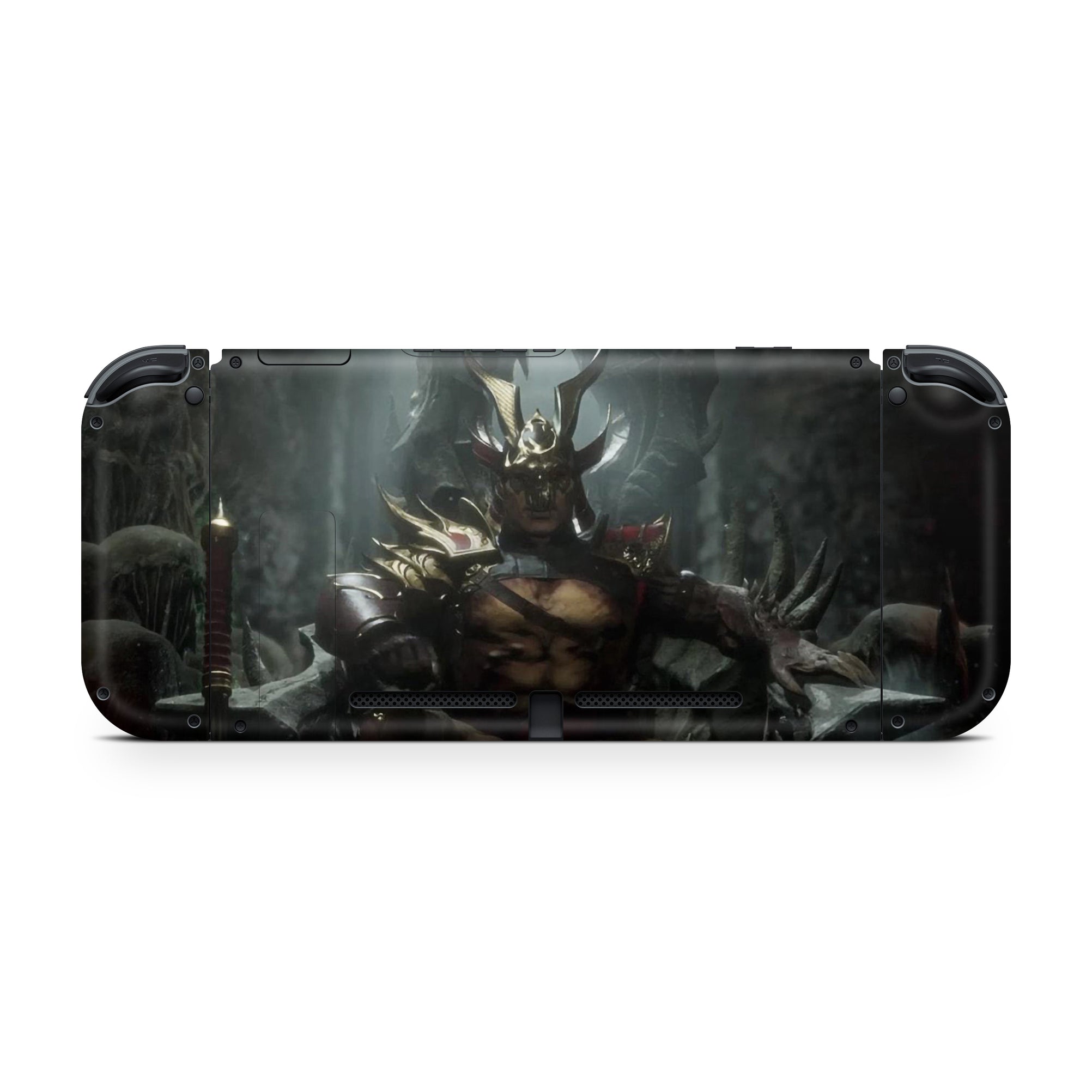 A video game skin featuring a Conquering Outworld Warlord 1 design for the Nintendo Switch.