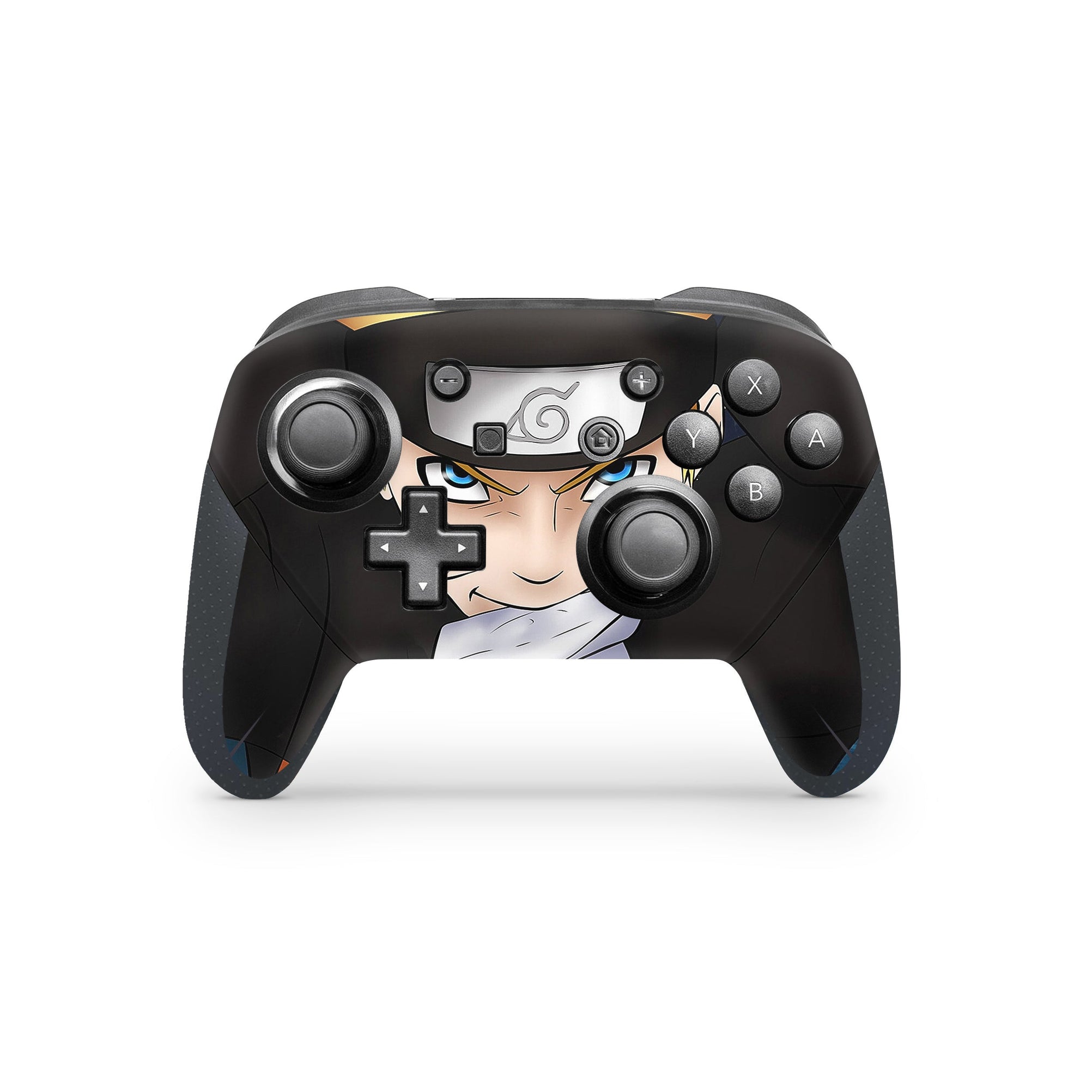 A video game skin featuring a Shinobi Vision design for the Nintendo Switch Pro Controller.