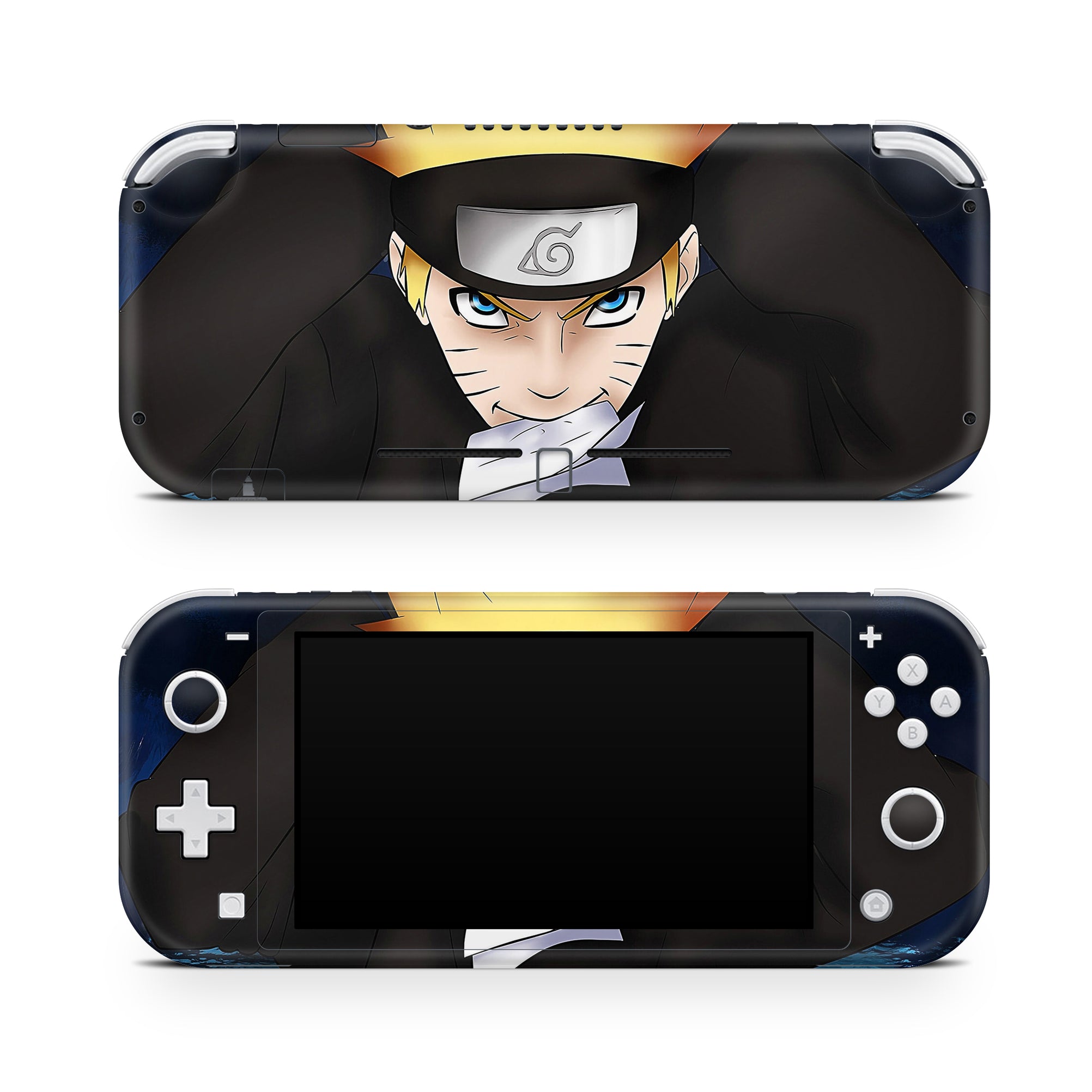 A video game skin featuring a Shinobi Vision design for the Nintendo Switch Lite.