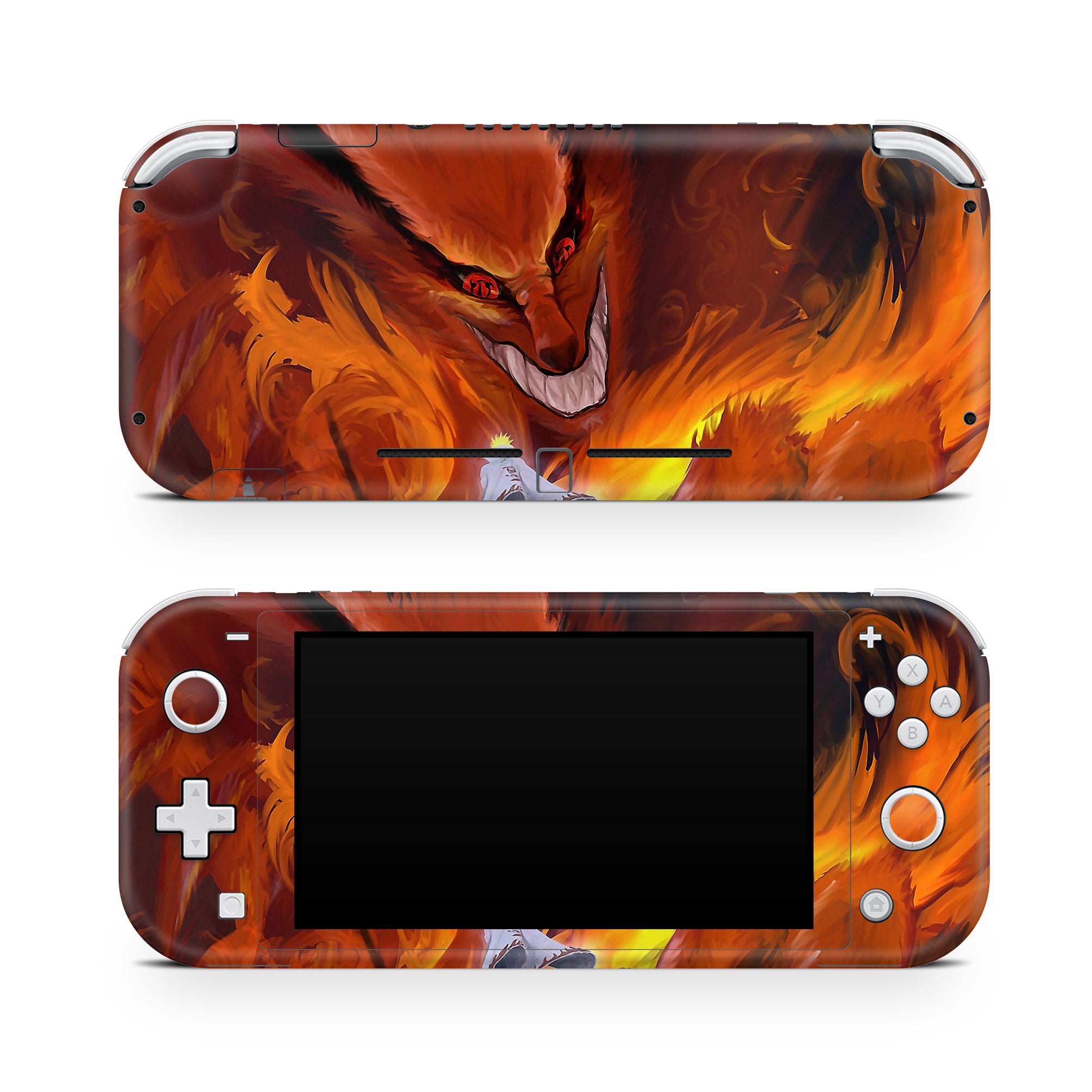 A video game skin featuring a Summoned Flame design for the Nintendo Switch Lite.