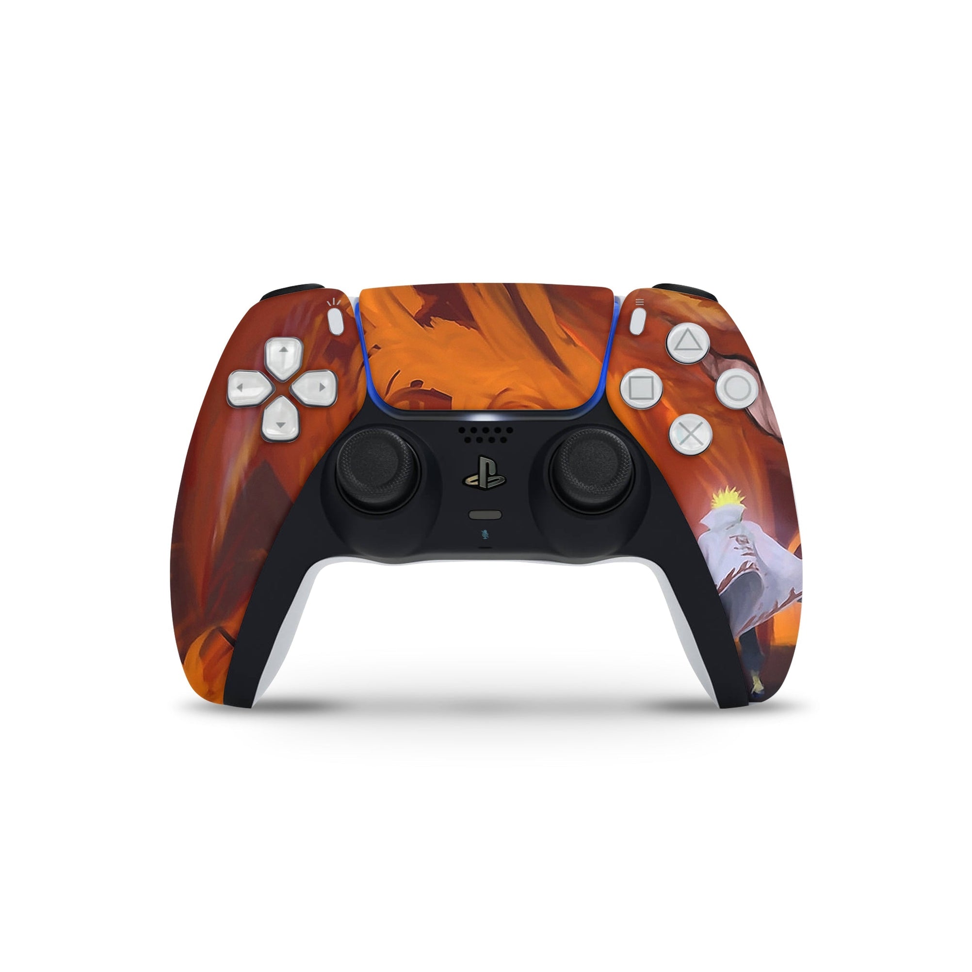 A video game skin featuring a Summoned Flame design for the PS5 Controller.