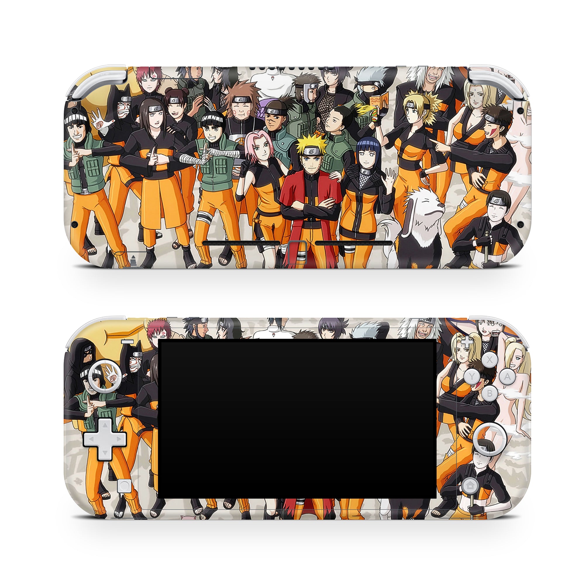 A video game skin featuring a Team 7 Unity design for the Nintendo Switch Lite.