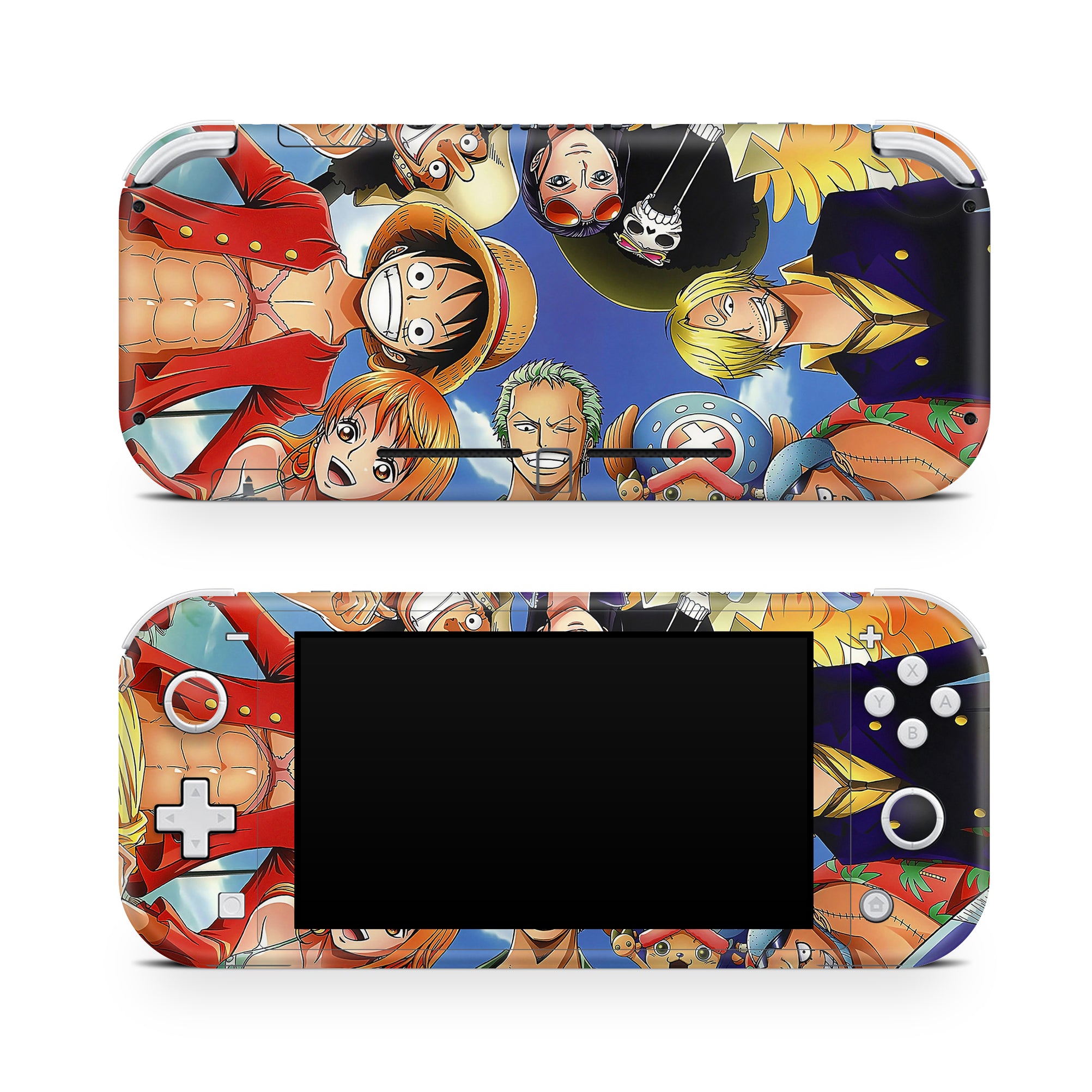 A video game skin featuring a Grand Line Adventure 1 design for the Nintendo Switch Lite.