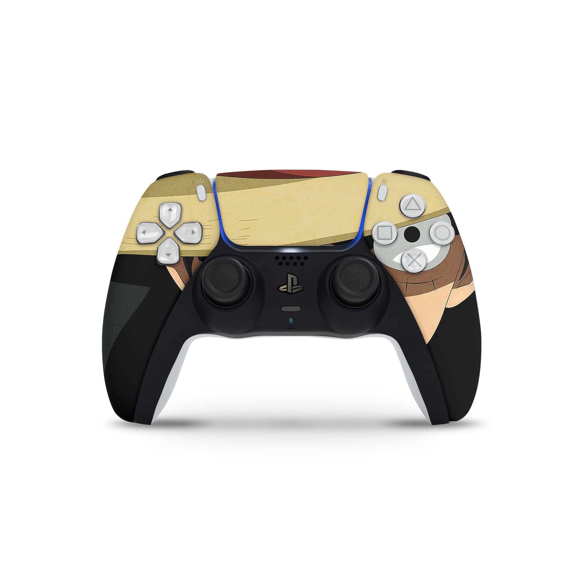 A video game skin featuring a Straw Hat Captain 3 design for the PS5 Controller.