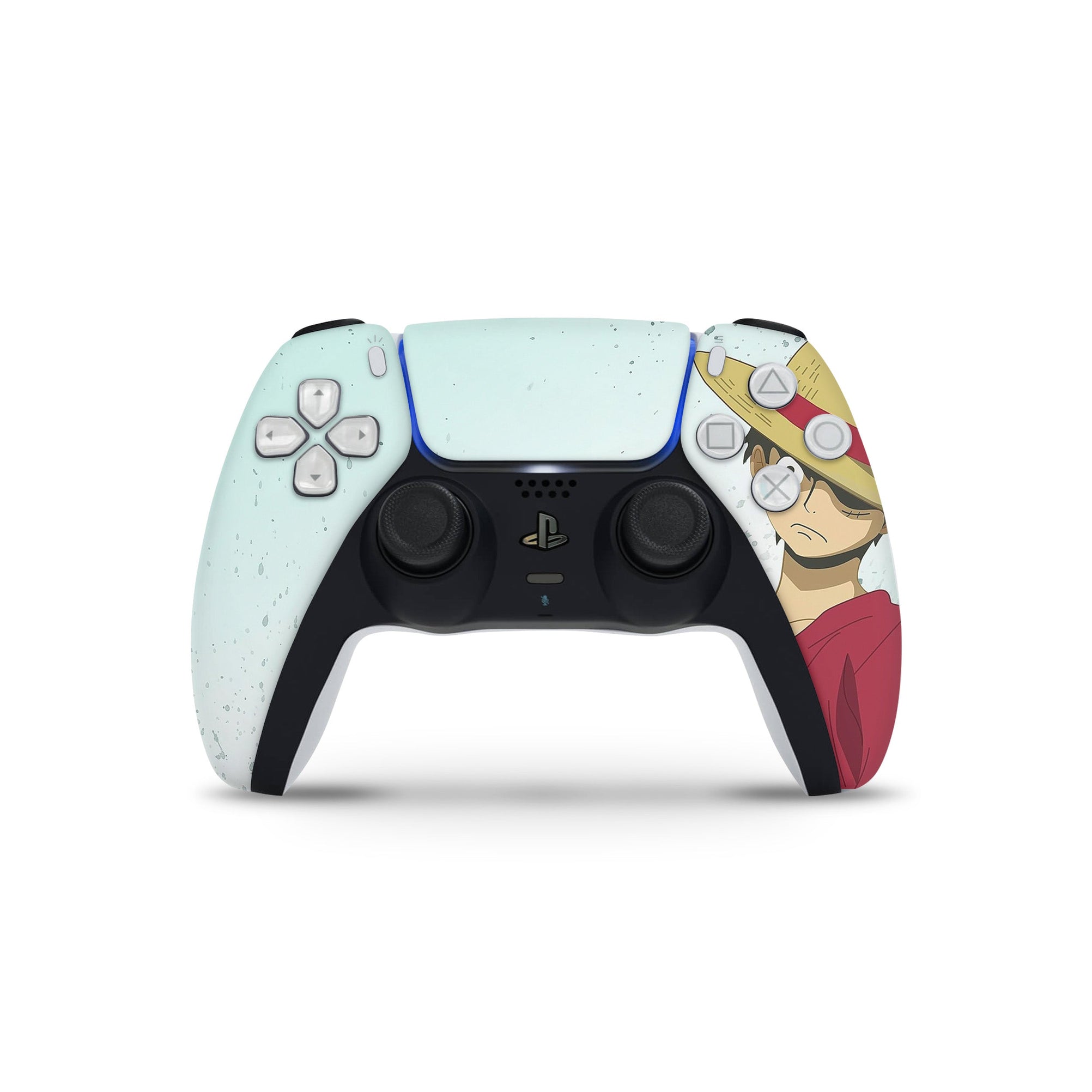 A video game skin featuring a Straw Hat Captain 5 design for the PS5 Controller.