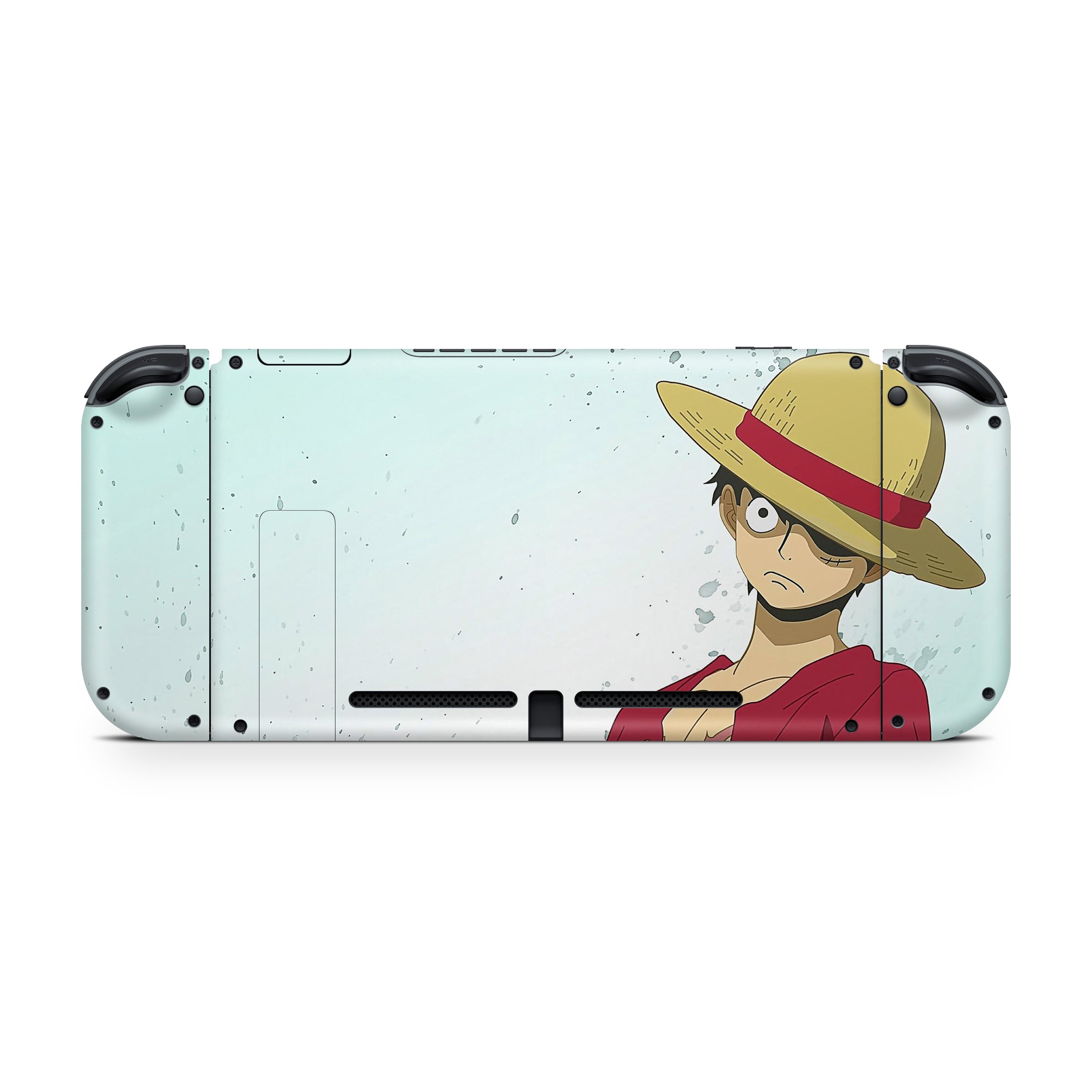 A video game skin featuring a Straw Hat Captain 5 design for the Nintendo Switch.