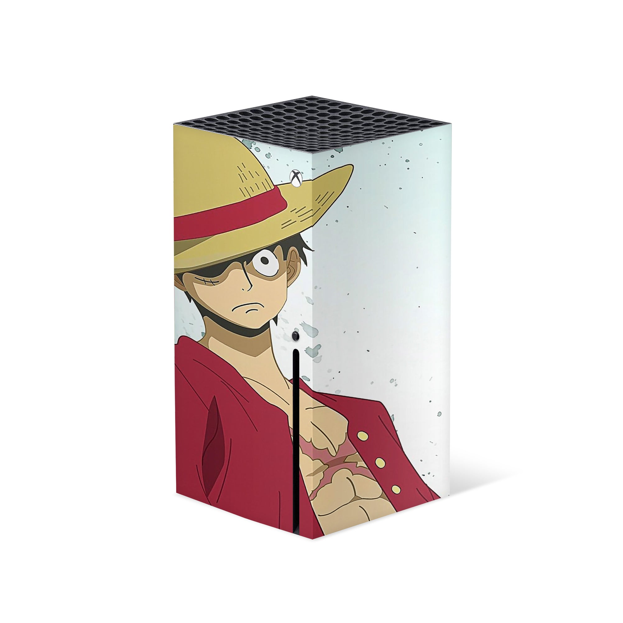 A video game skin featuring a Straw Hat Captain 5 design for the Xbox Series X.