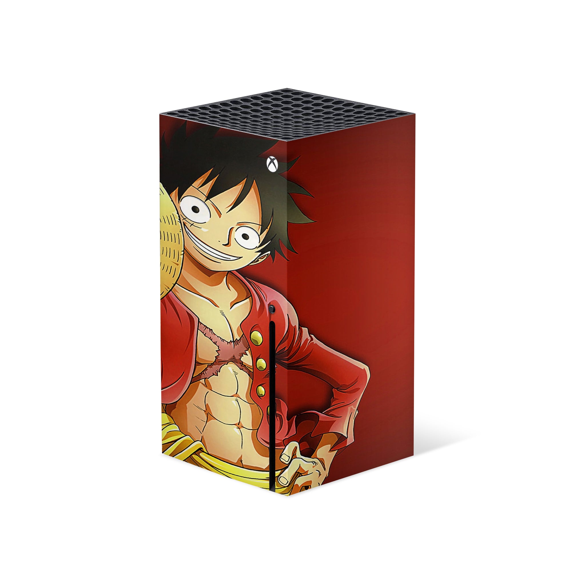 A video game skin featuring a Straw Hat Captain 6 design for the Xbox Series X.