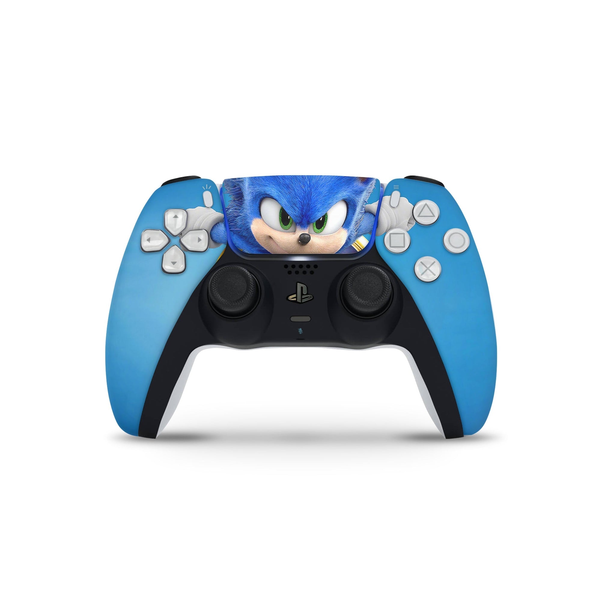 A video game skin featuring a Blue Blur Speedster 1 design for the PS5 Controller.