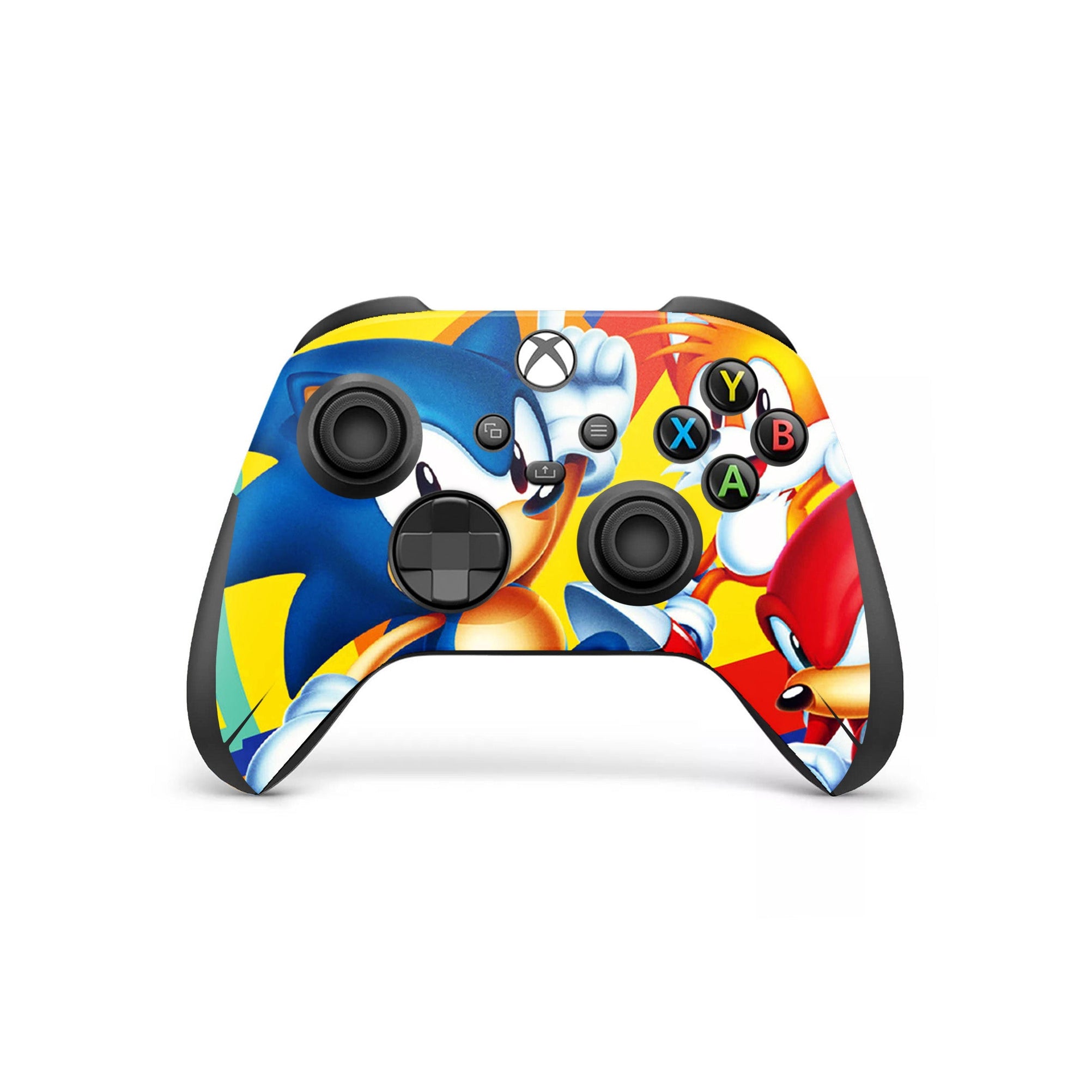 A video game skin featuring a Blue Blur Speedster 5 design for the Xbox Series X Controller.