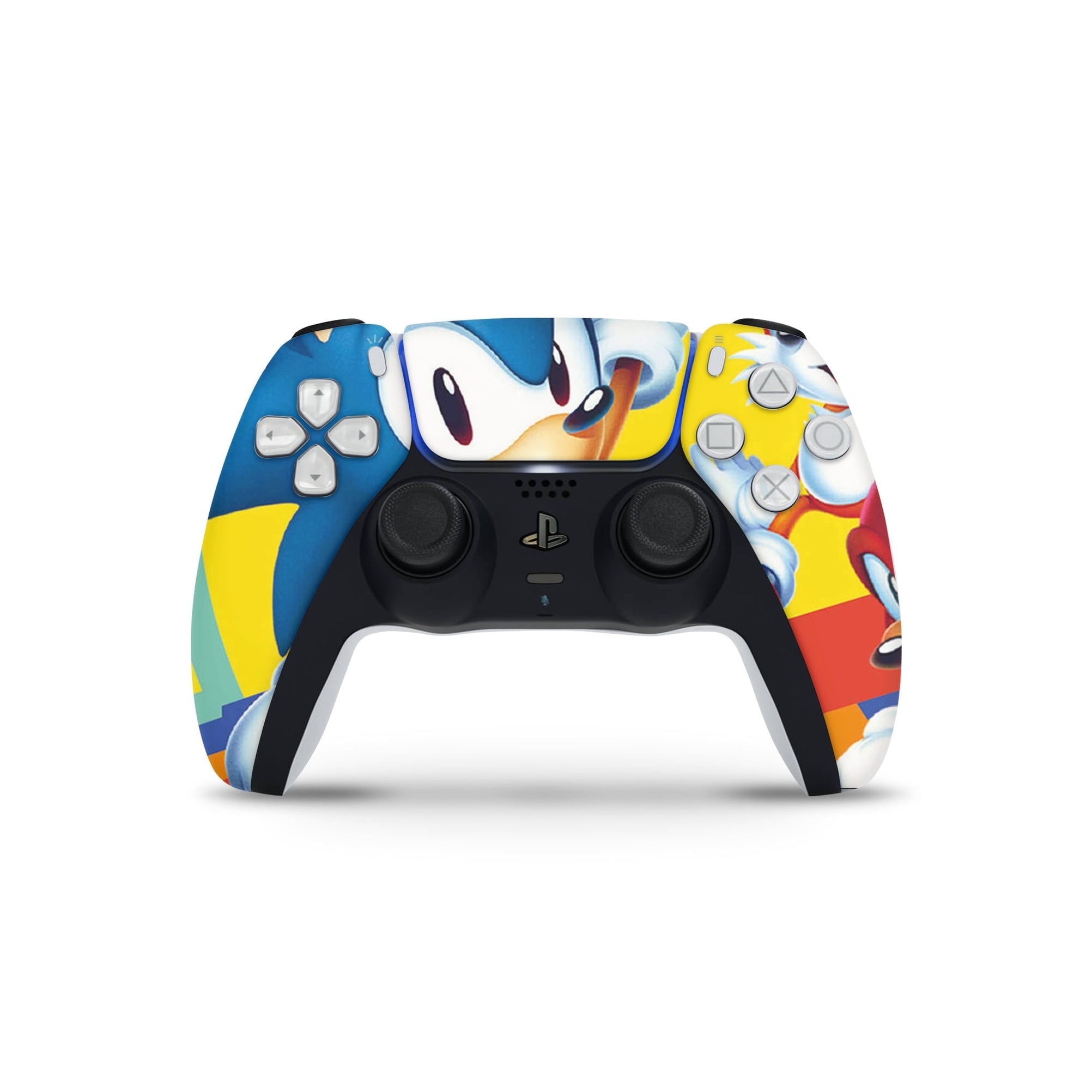 A video game skin featuring a Blue Blur Speedster 5 design for the PS5 Controller.