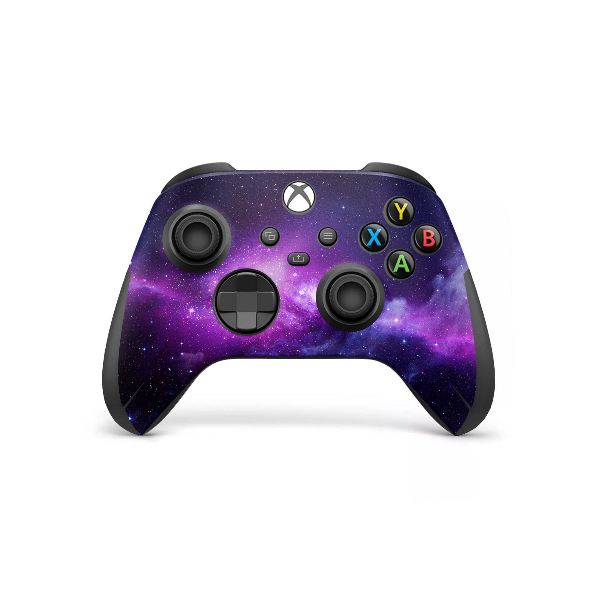 A video game skin featuring a Cosmic Wonders 18 design for the Xbox Series Wireless Controller.