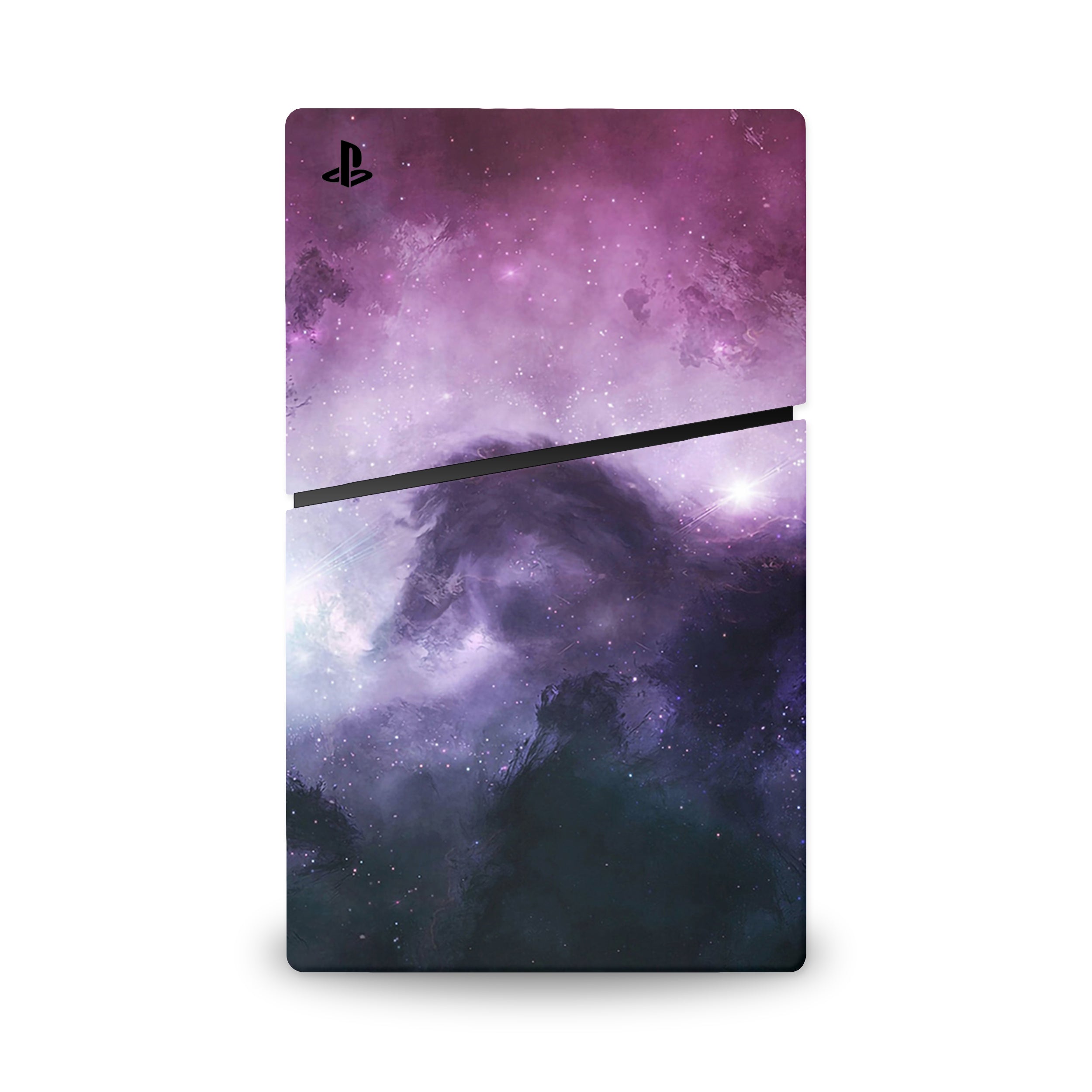 A video game skin featuring a Cosmic Wonders 4 design for the PS5 Slim Digital.