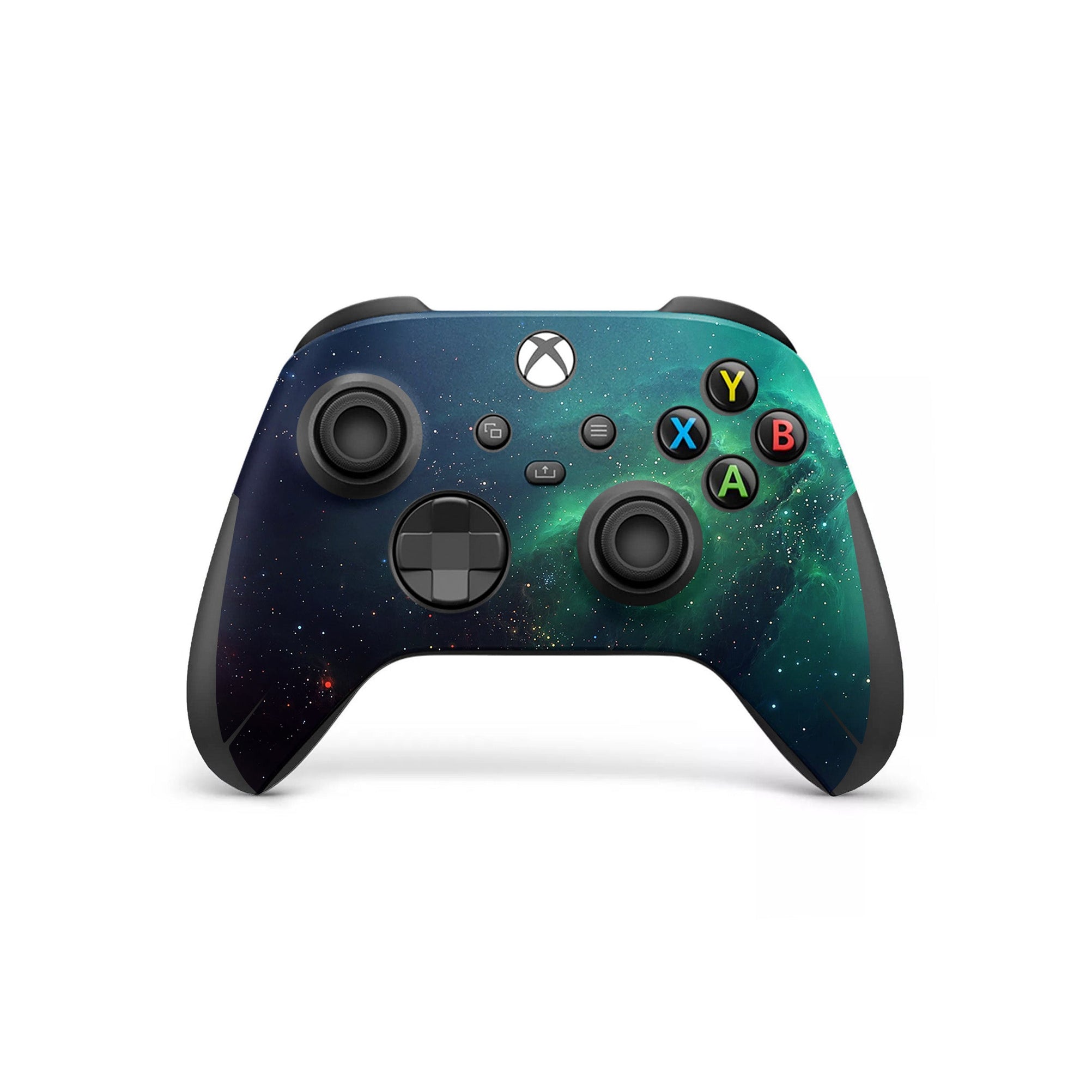 A video game skin featuring a Cosmic Wonders 5 design for the Xbox Series Wireless Controller.