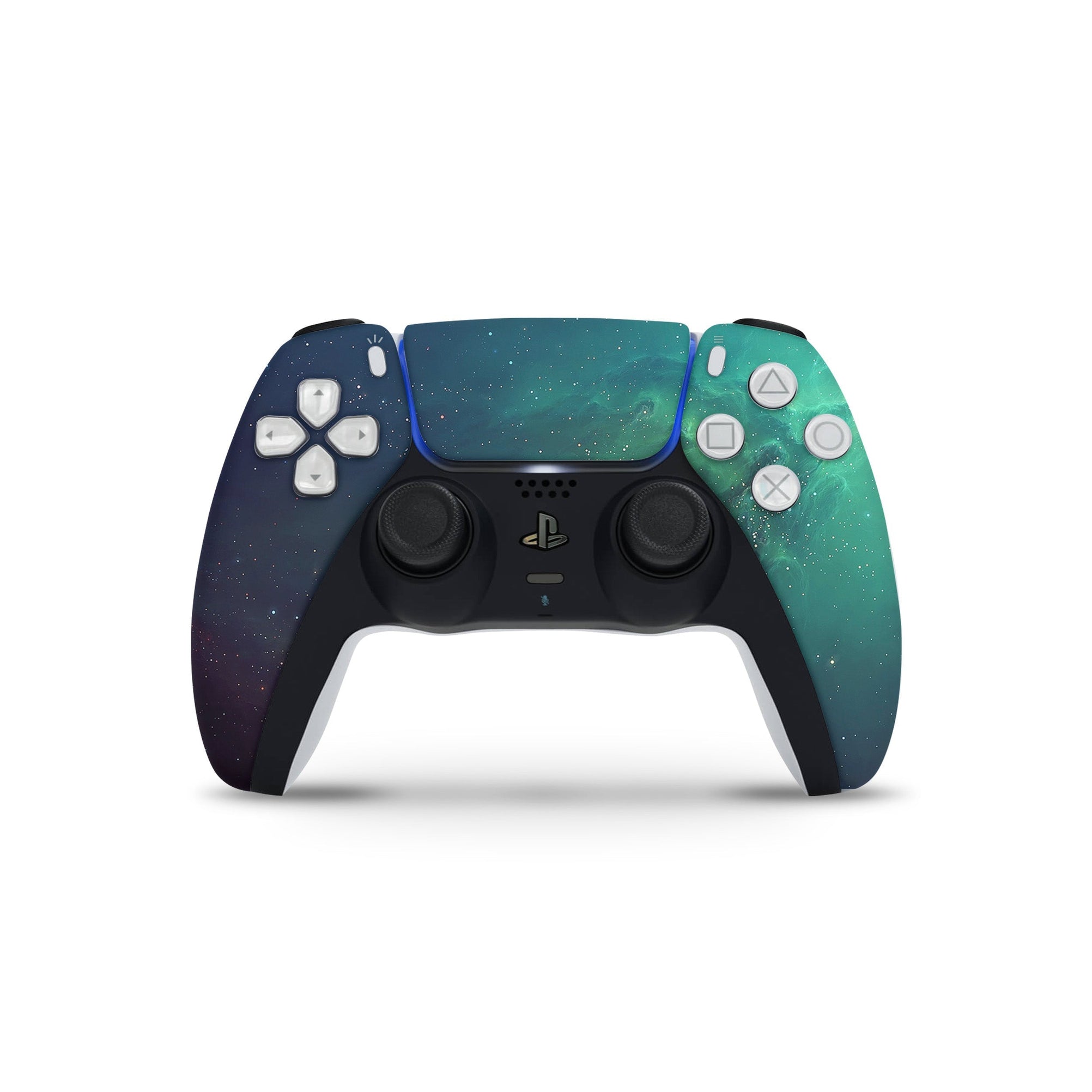 A video game skin featuring a Cosmic Wonders 5 design for the PS5 Controller.