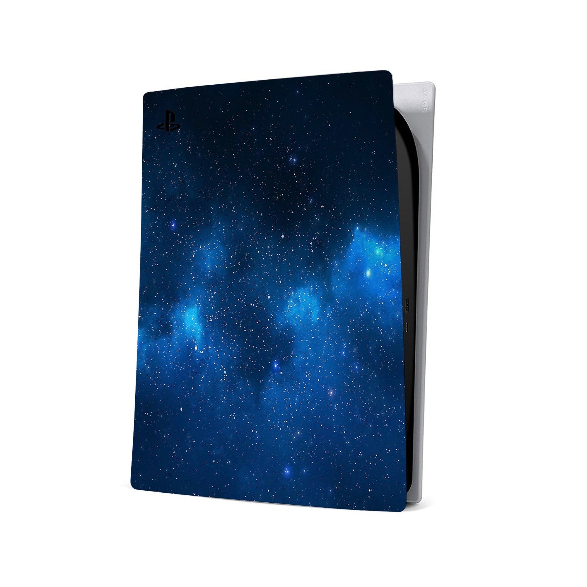 A video game skin featuring a Cosmic Wonders 6 design for the PS5.