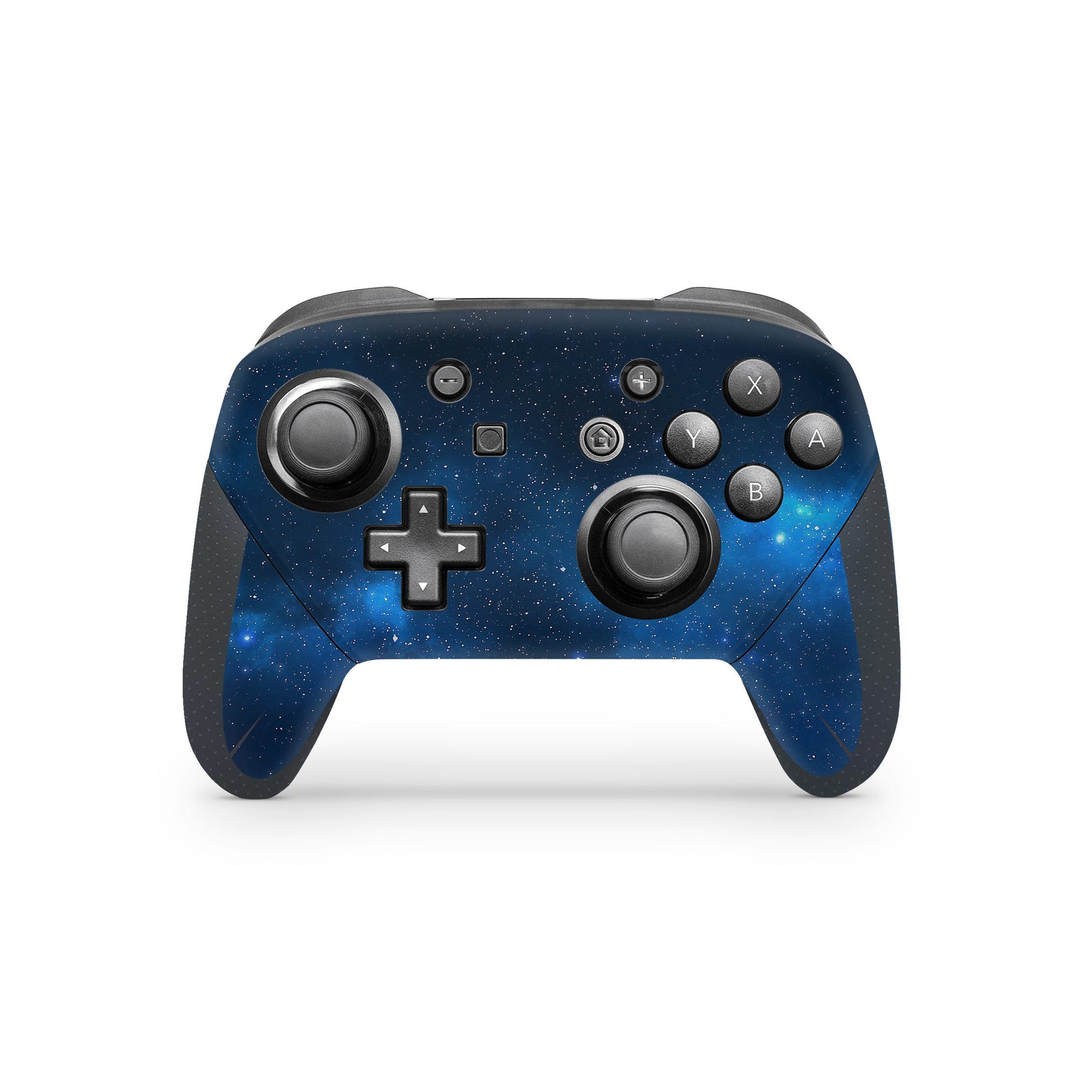 A video game skin featuring a Cosmic Wonders 6 design for the Nintendo Switch Pro Controller.