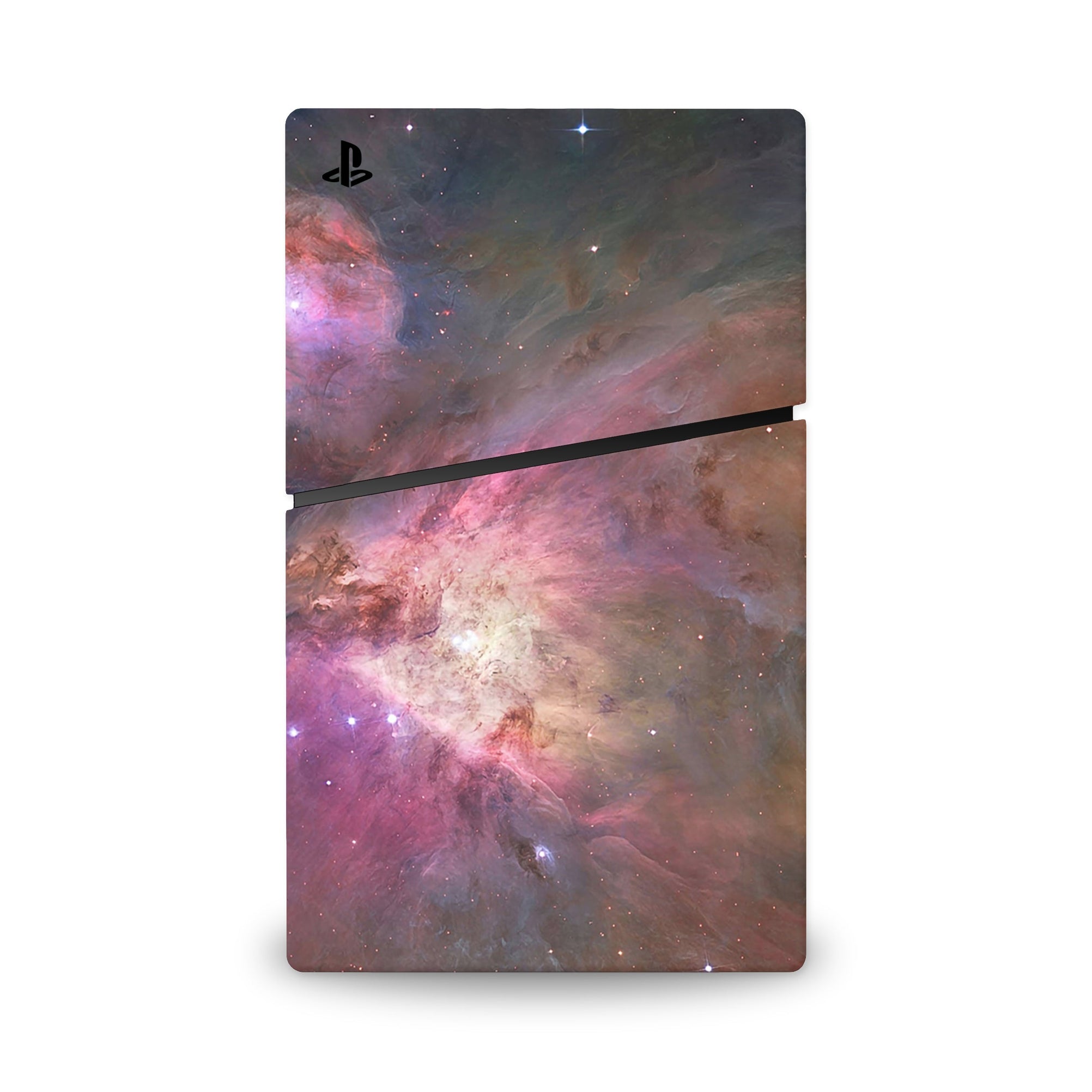 A video game skin featuring a Cosmic Wonders 8 design for the PS5 Slim Digital.