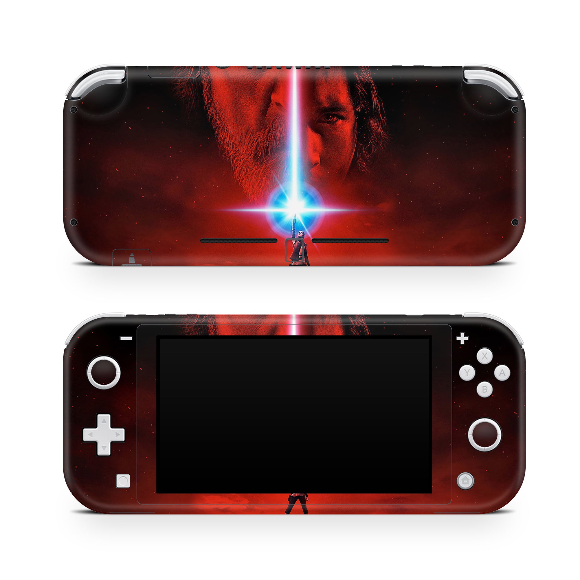 A video game skin featuring a Galactic Saga 1 design for the Nintendo Switch Lite.