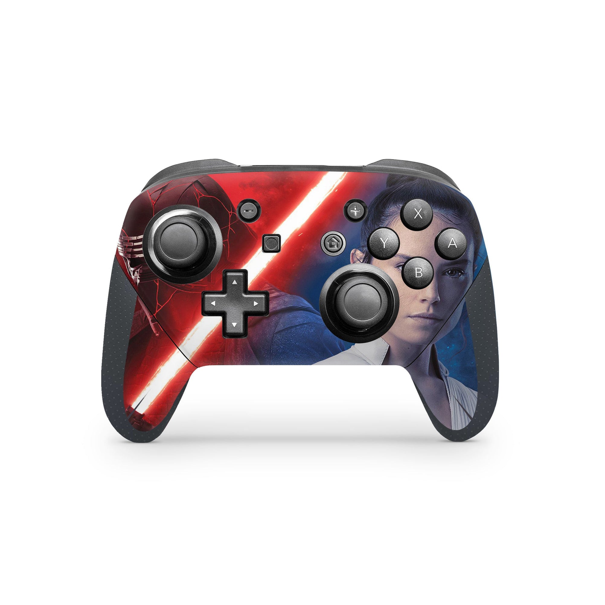 A video game skin featuring a Galactic Saga 3 design for the Nintendo Switch Pro Controller.