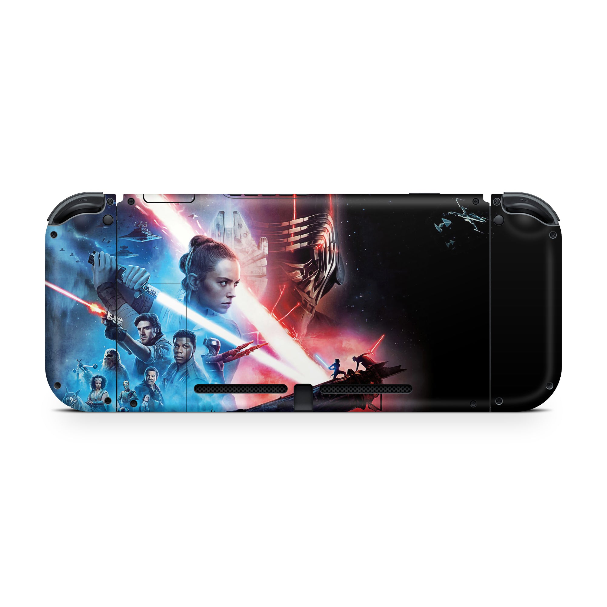 A video game skin featuring a Galactic Saga 4 design for the Nintendo Switch.