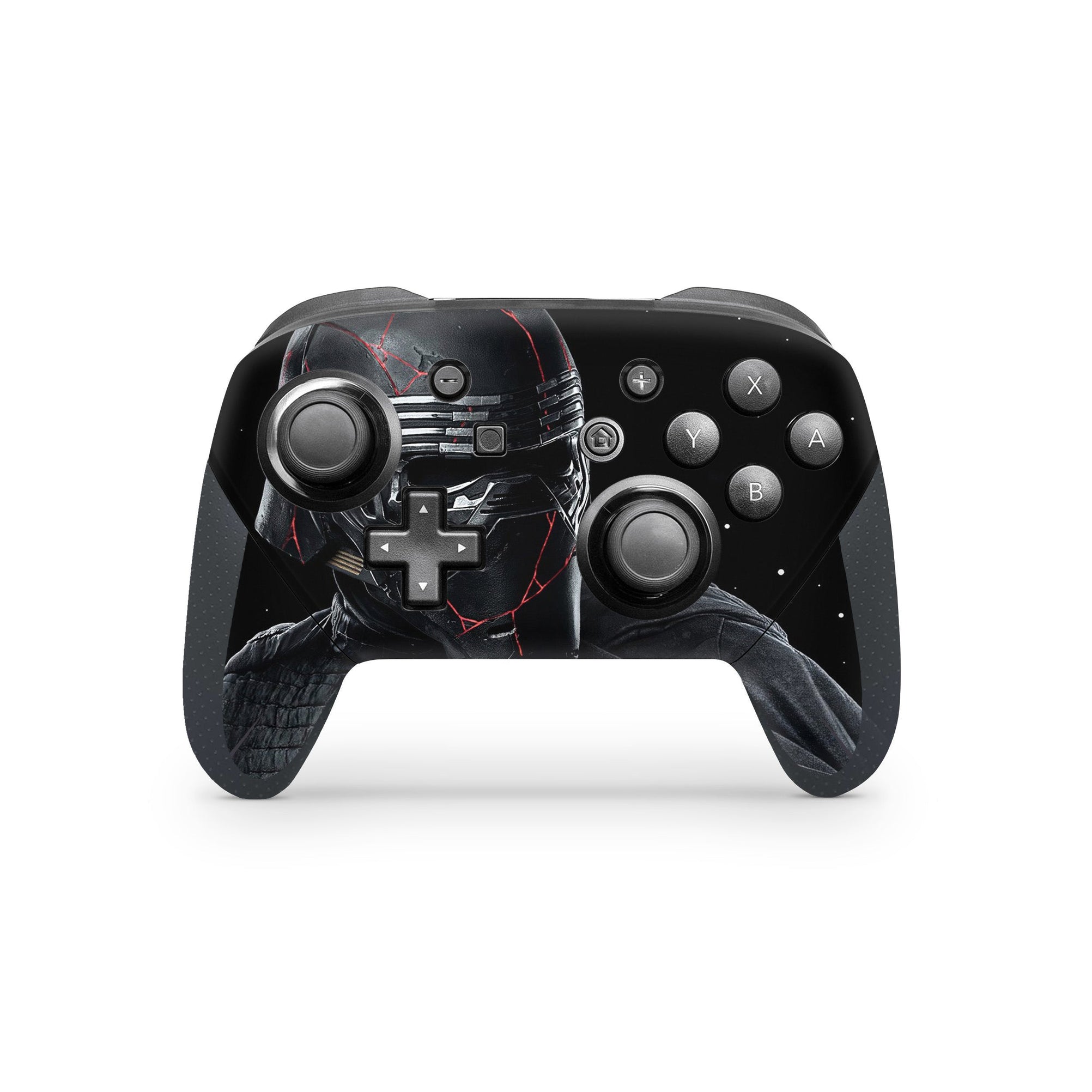 A video game skin featuring a Galactic Saga 5 design for the Nintendo Switch Pro Controller.