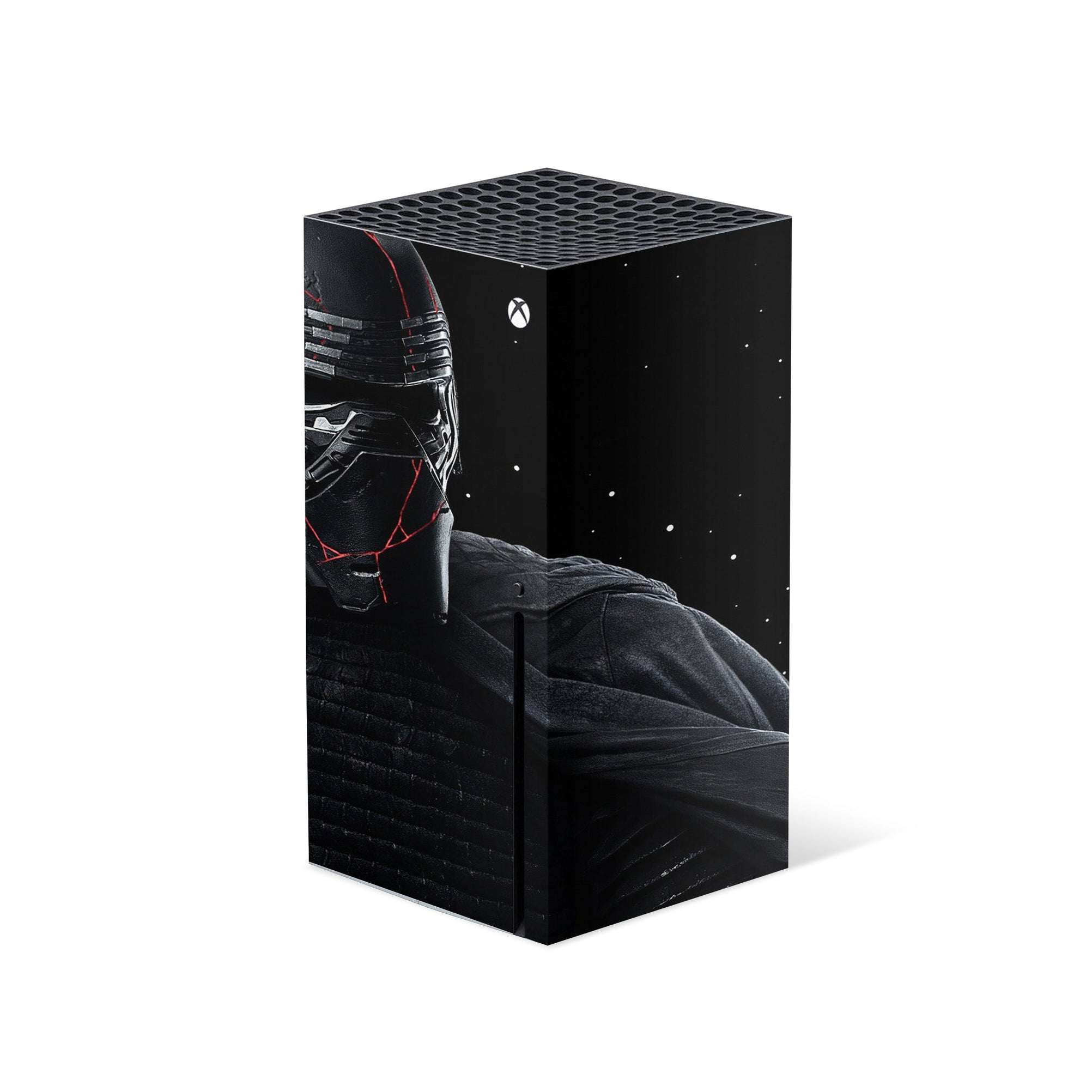 A video game skin featuring a Galactic Saga 5 design for the Xbox Series X.