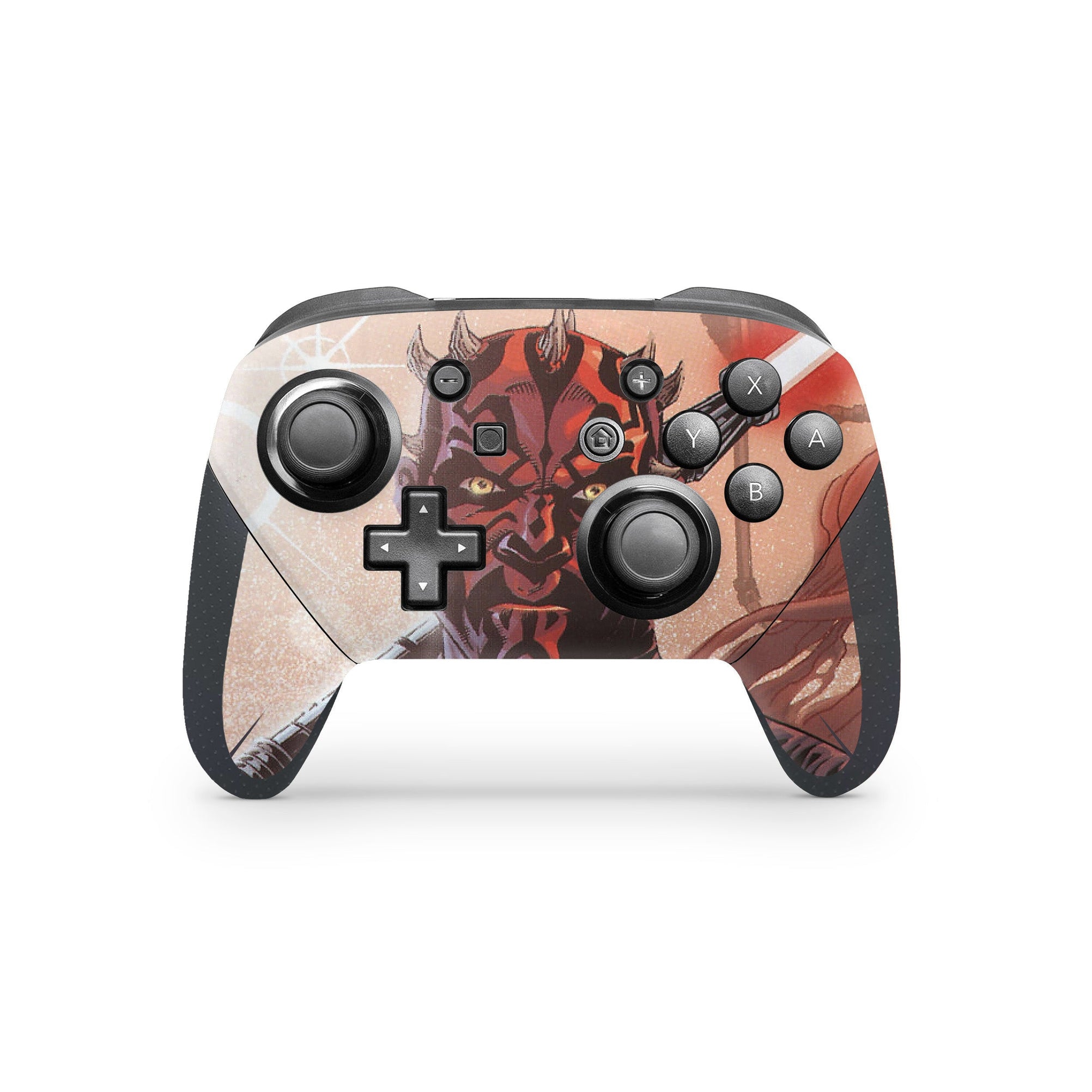 A video game skin featuring a Void Assassin design for the Nintendo Switch Pro Controller.