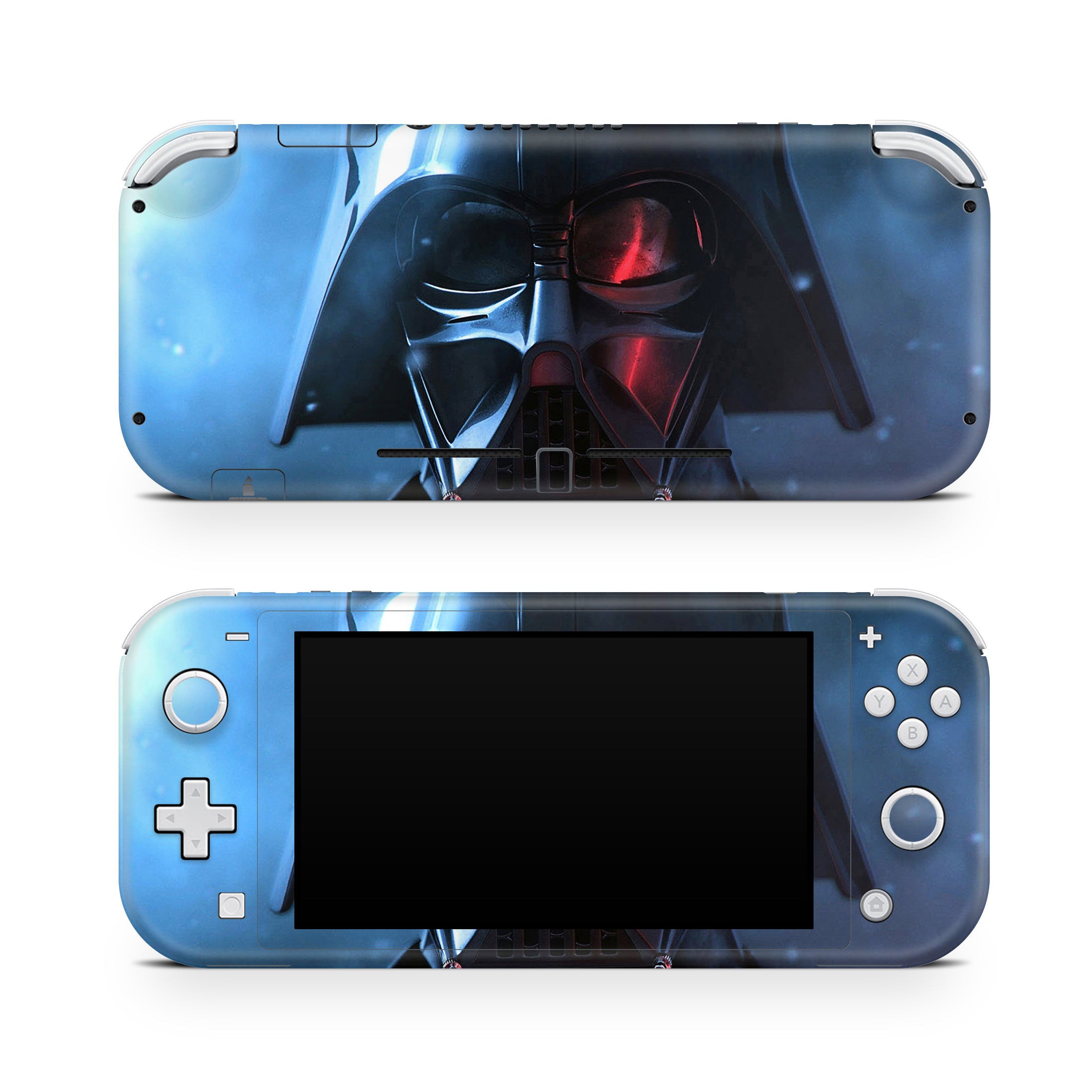 A video game skin featuring a Dark Lord 1 design for the Nintendo Switch Lite.