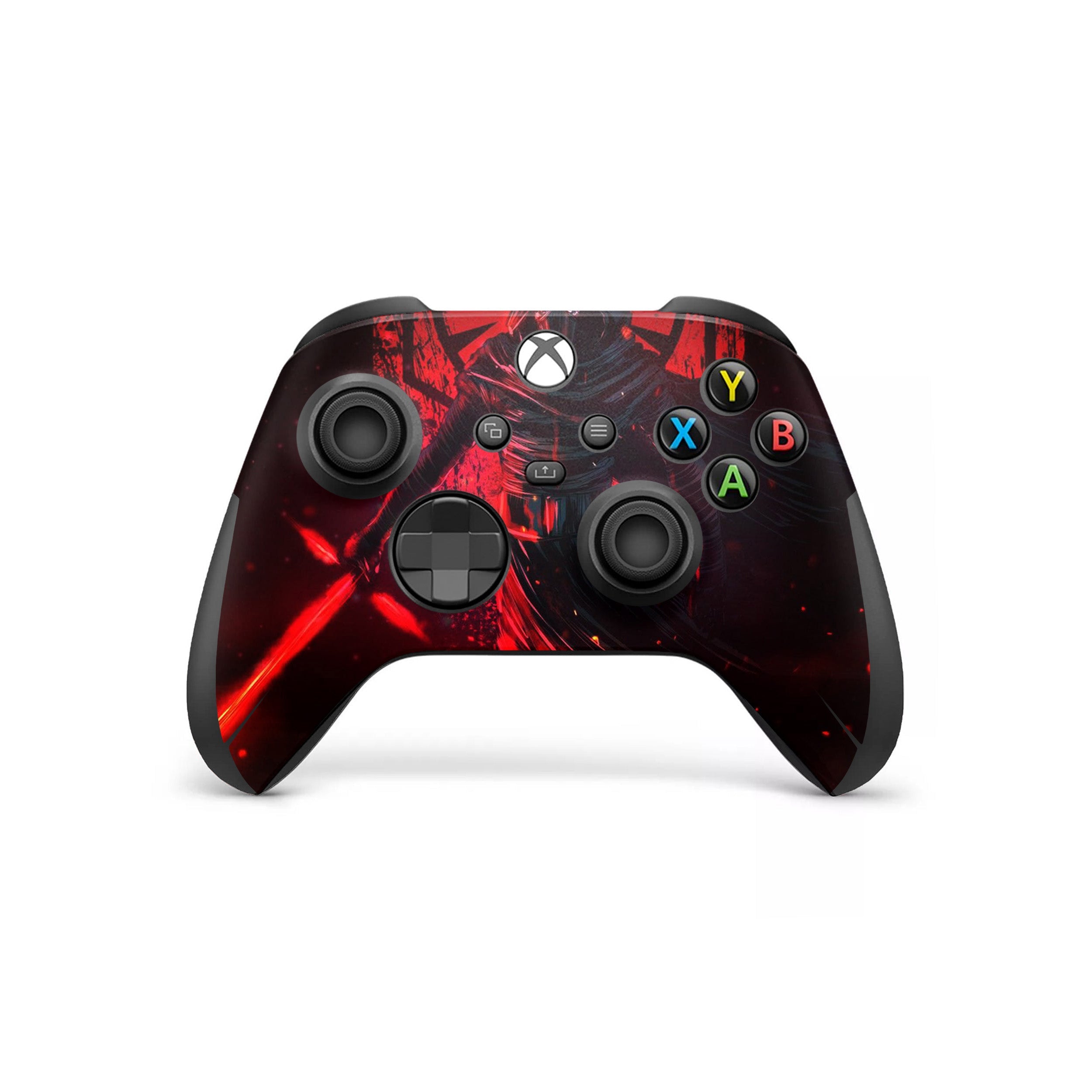 A video game skin featuring a Lord of Shadows 5 design for the Xbox Series Wireless Controller.