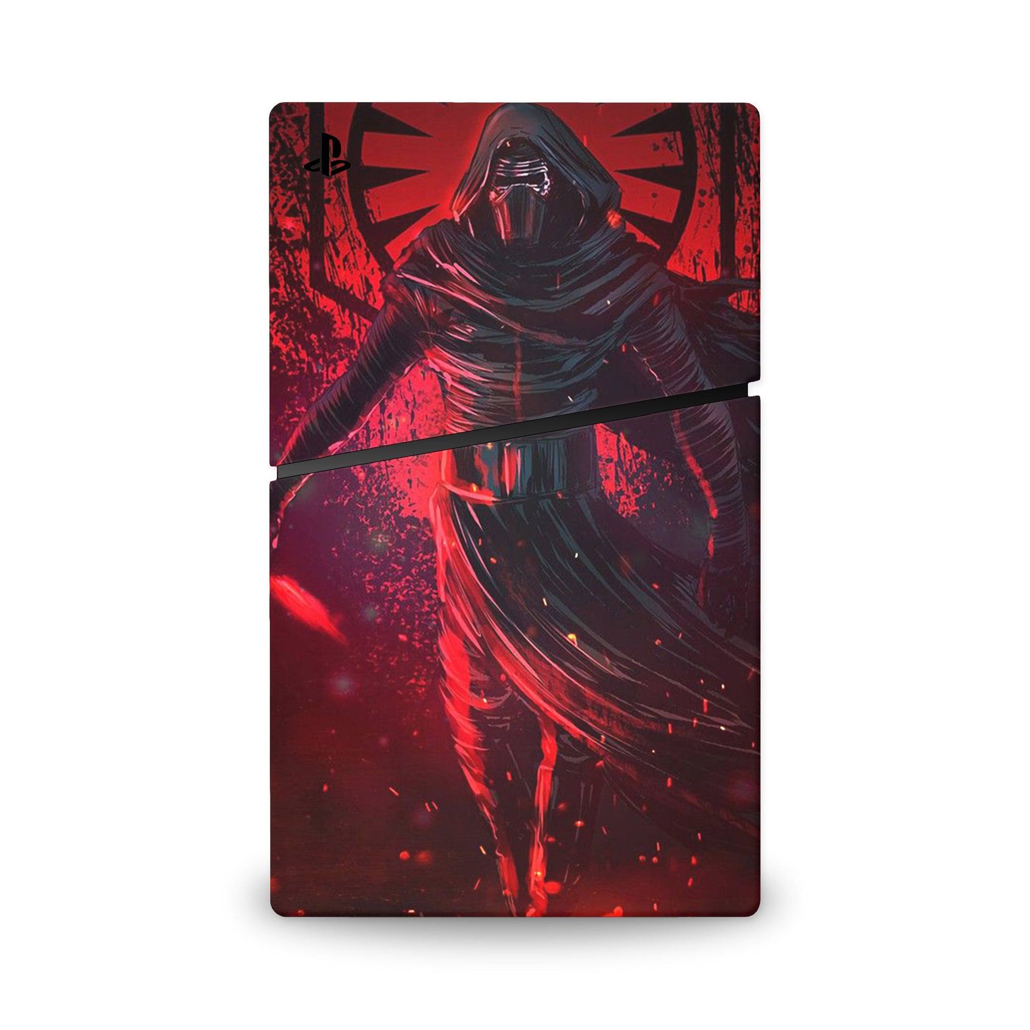 A video game skin featuring a Lord of Shadows 5 design for the PS5 Slim Digital.