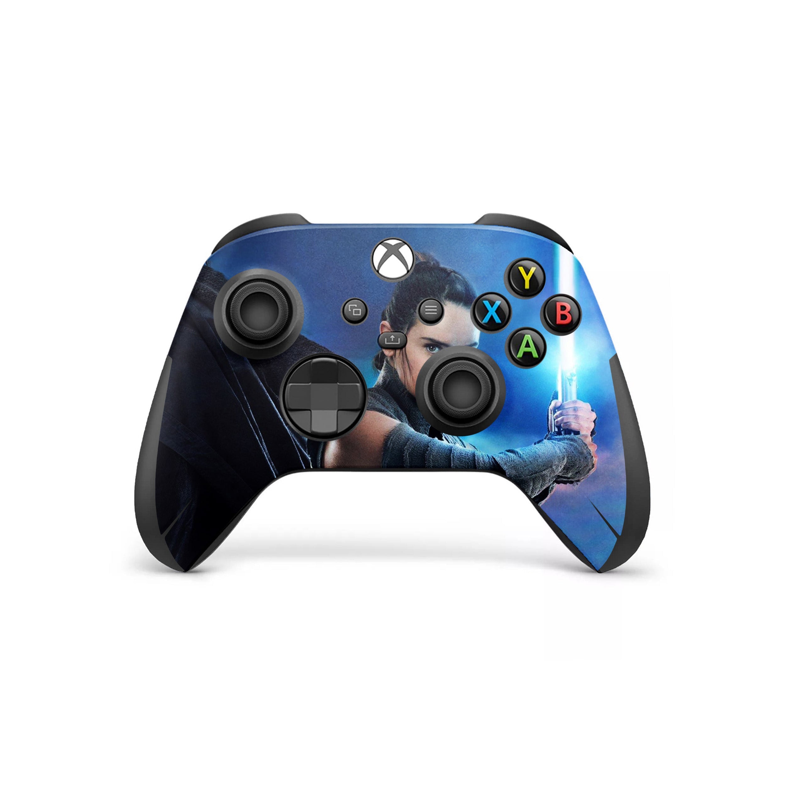 A video game skin featuring a Star Guardians design for the Xbox Series Wireless Controller.